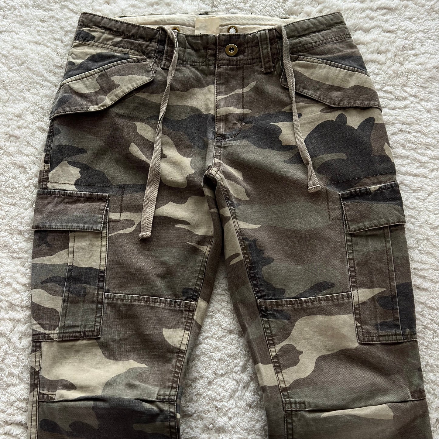 G.O.A Camo Flared Cargo Pants