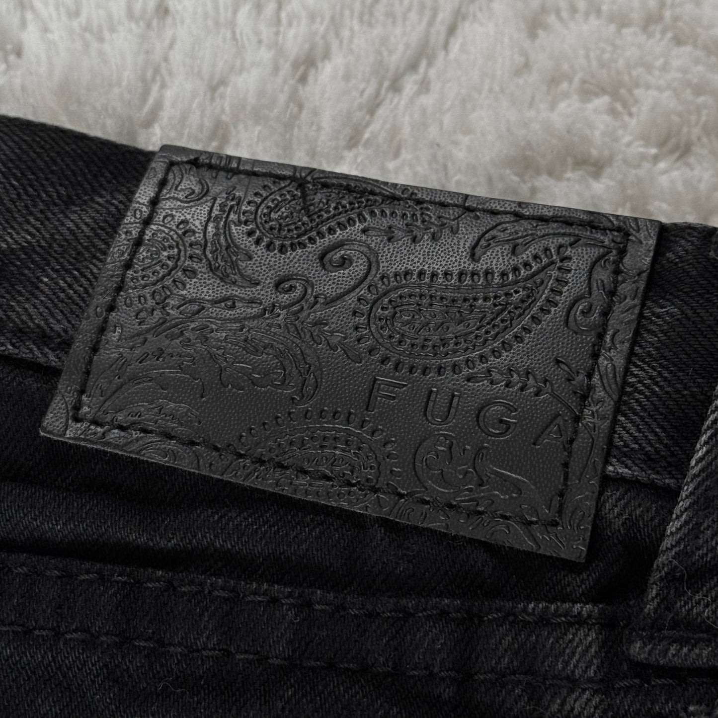 Fuga Repaired Distressing Bootcut Jeans