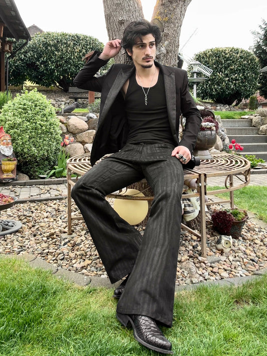 Buffalo Bobs Python Lustered Peaked Blazer