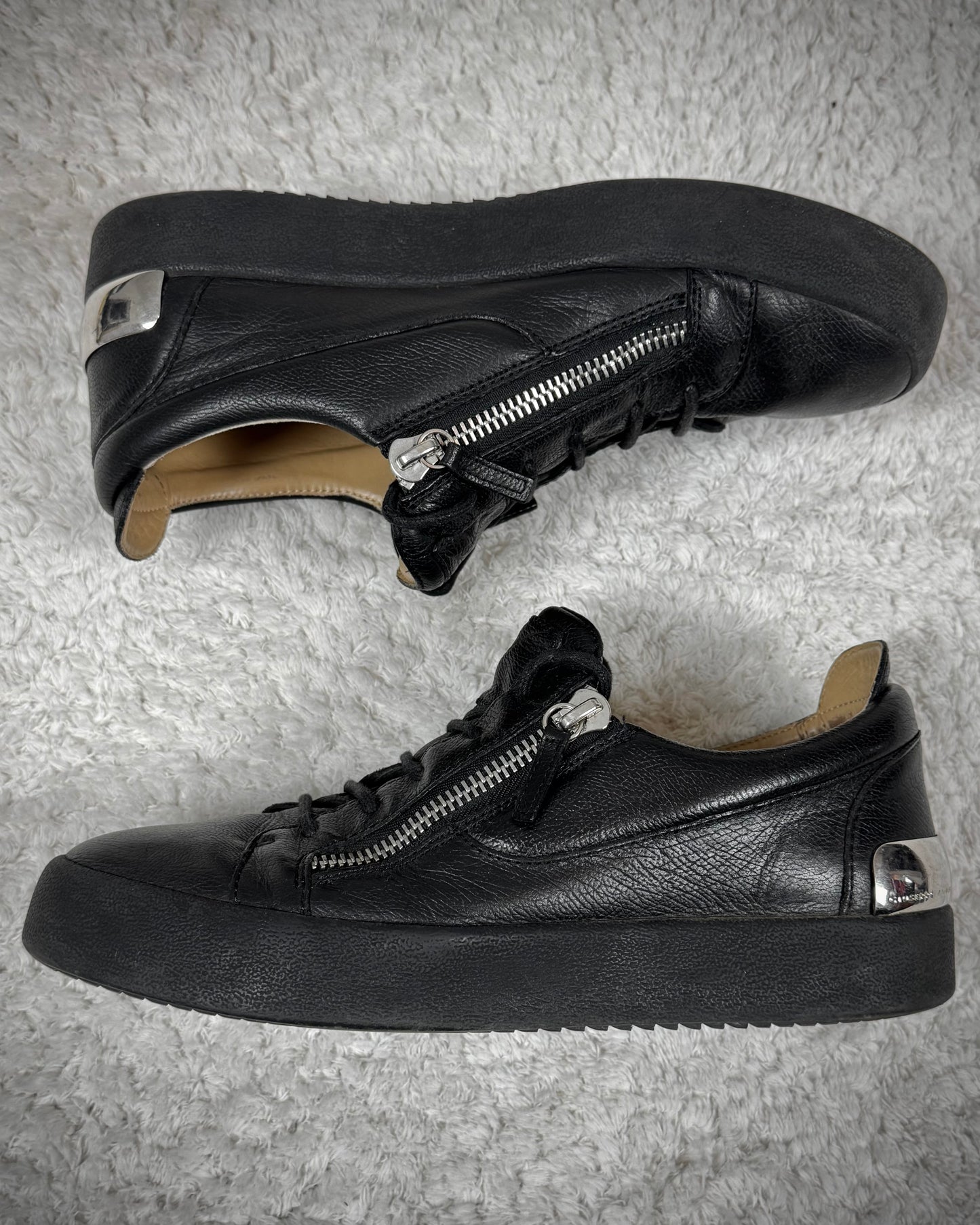 Giuseppe Zanotti Metallic Heel Attachment Sneakers