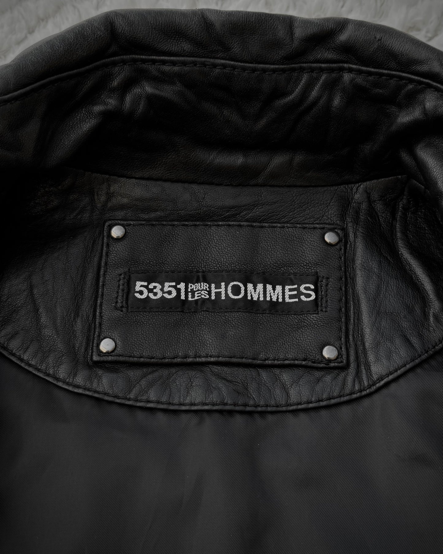 5351 Pour Les Hommes Leather Jacket