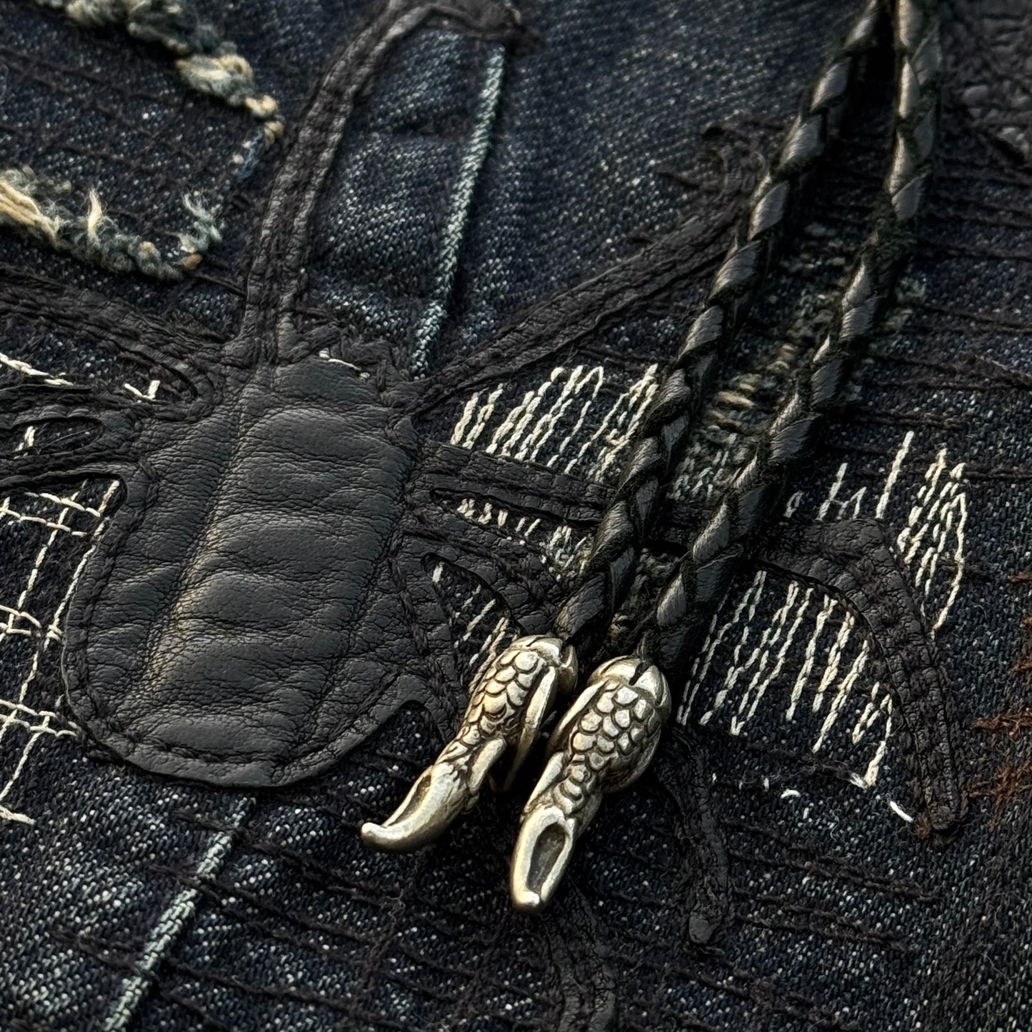 Henry Duarte „Spider“ Flared Lace-Up Denim