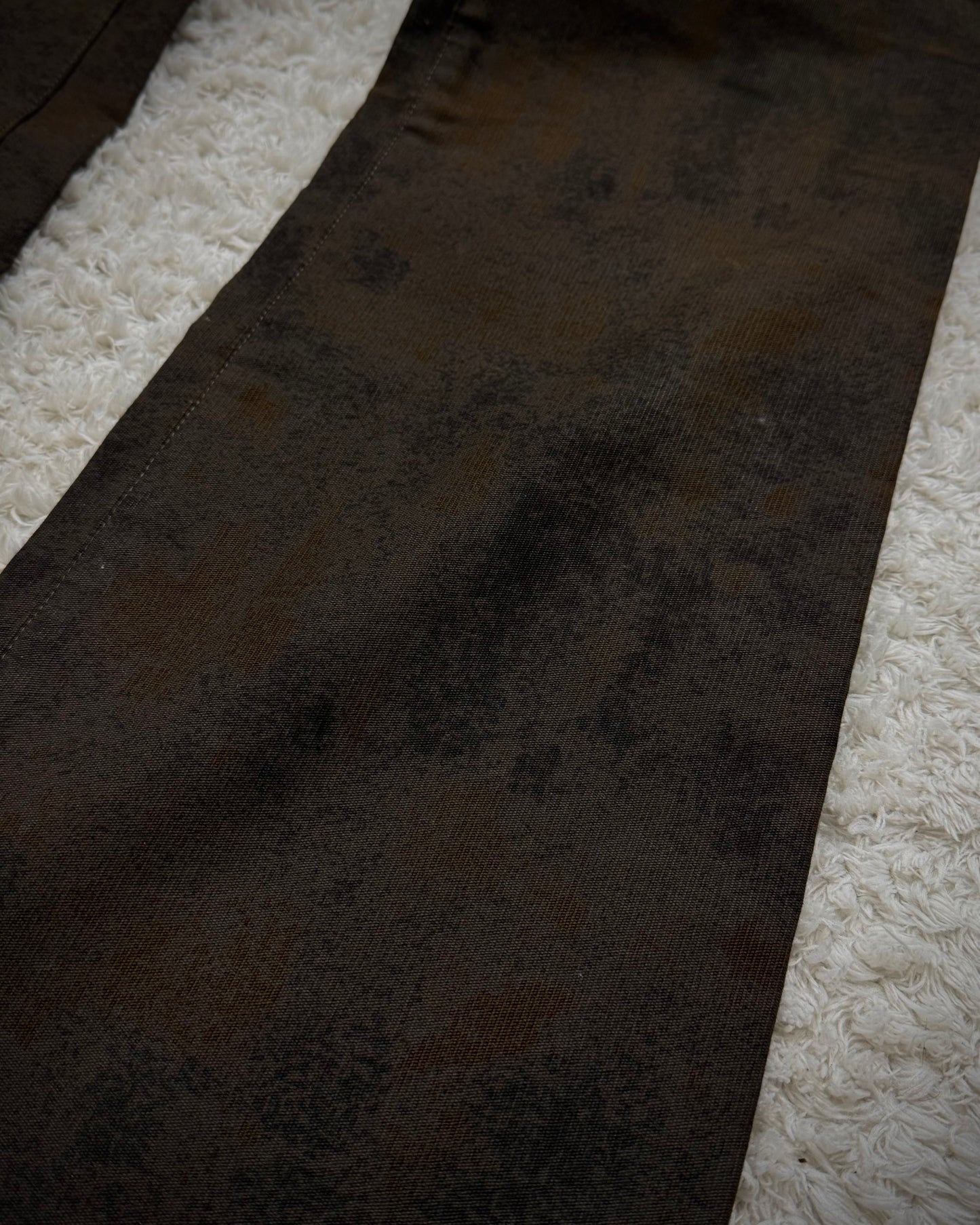 5351 Pour Les Hommes Dirt Textured Flared Pants