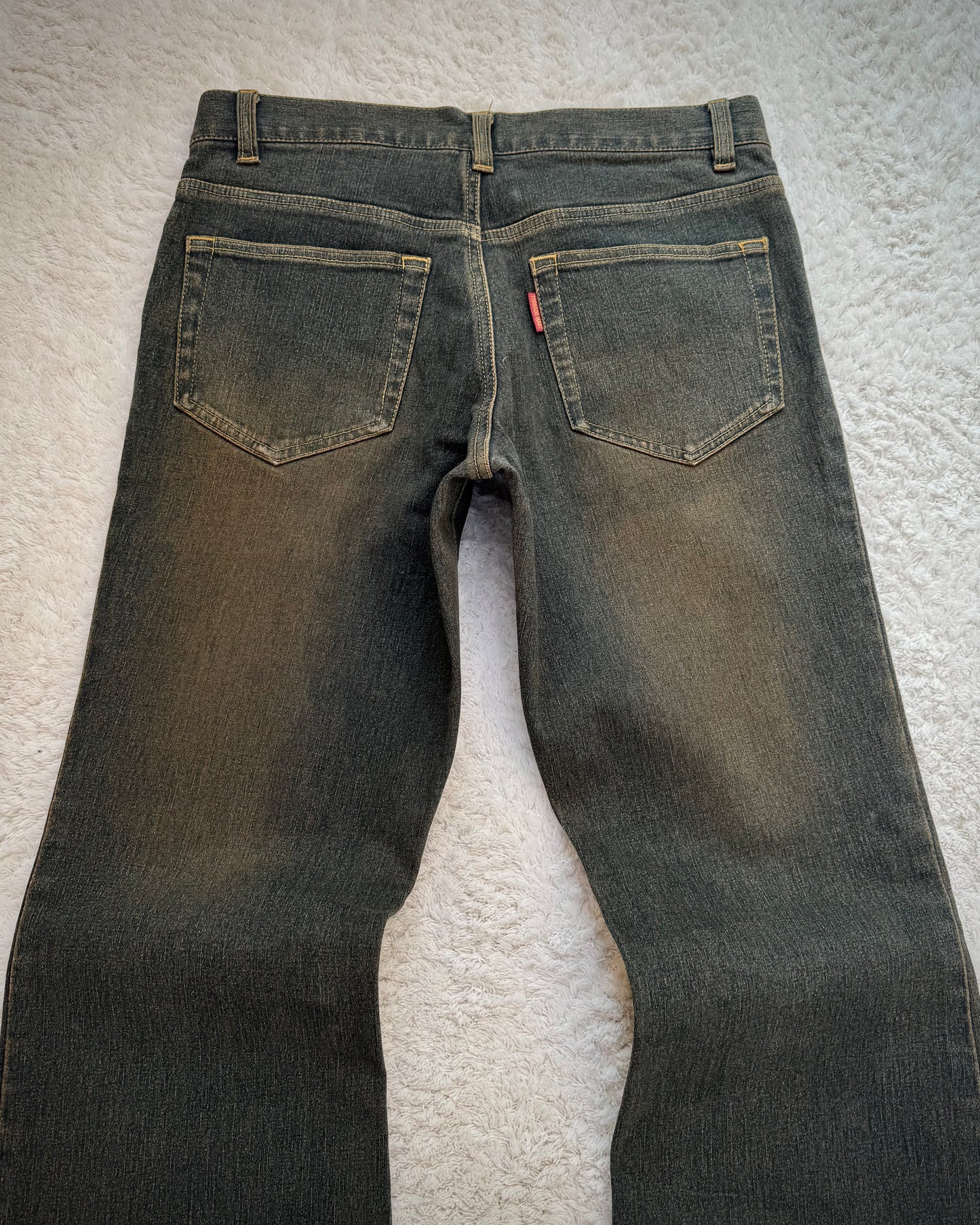 Tornado Mart Mud Washed Flared Jeans