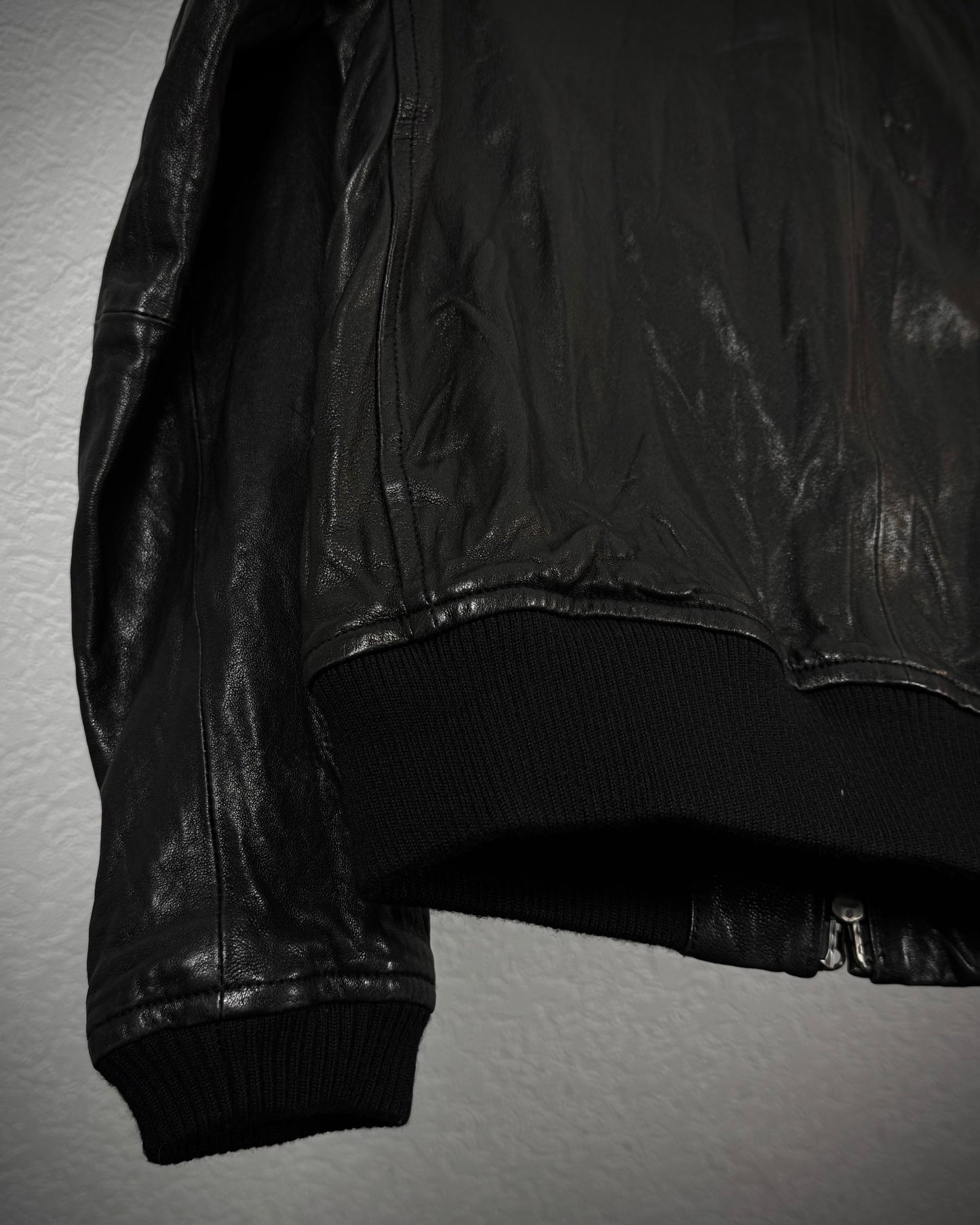 Journal Standard Rabbit Fur Leather Jacket