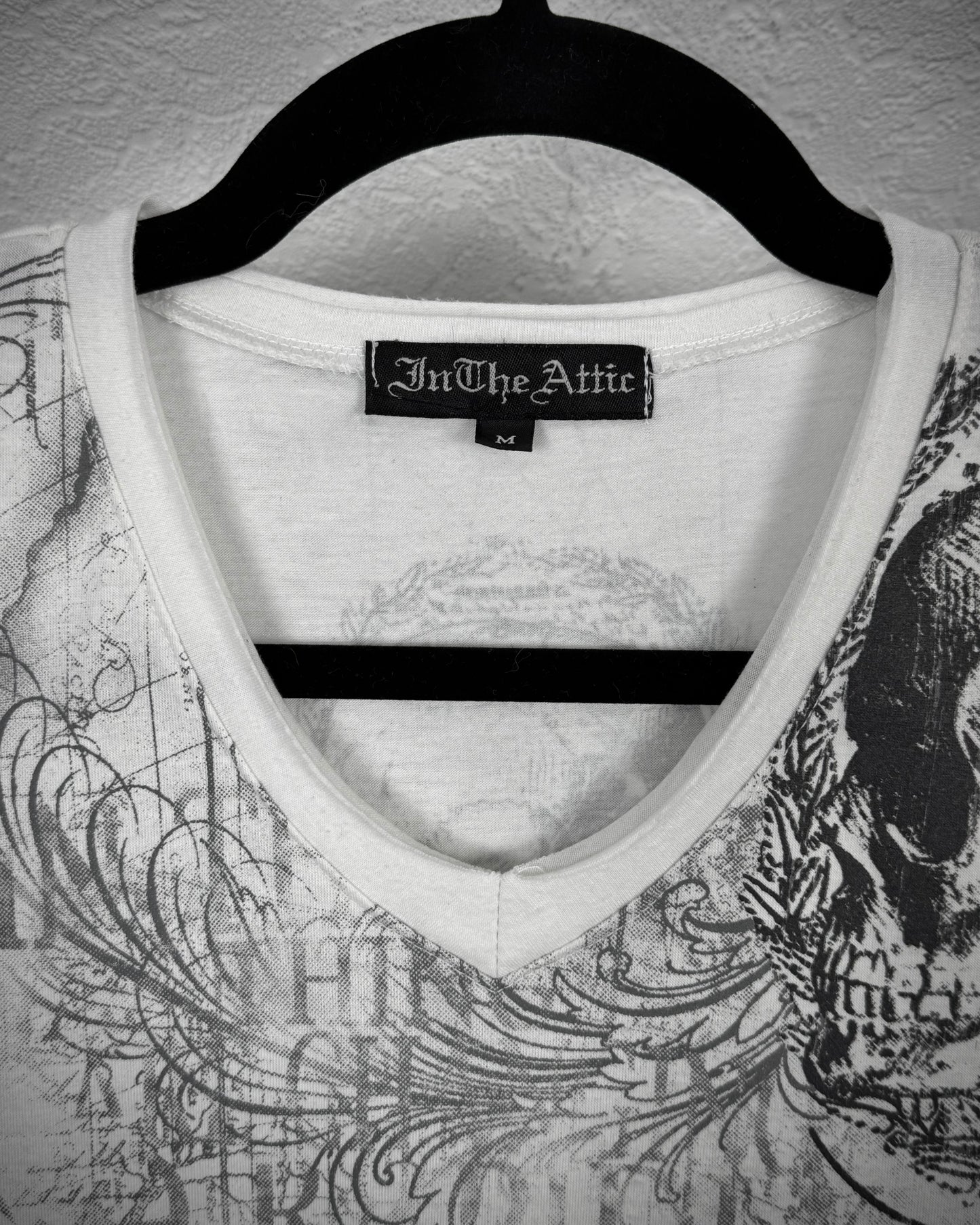 In The Attic Skull Poem T-Shirt