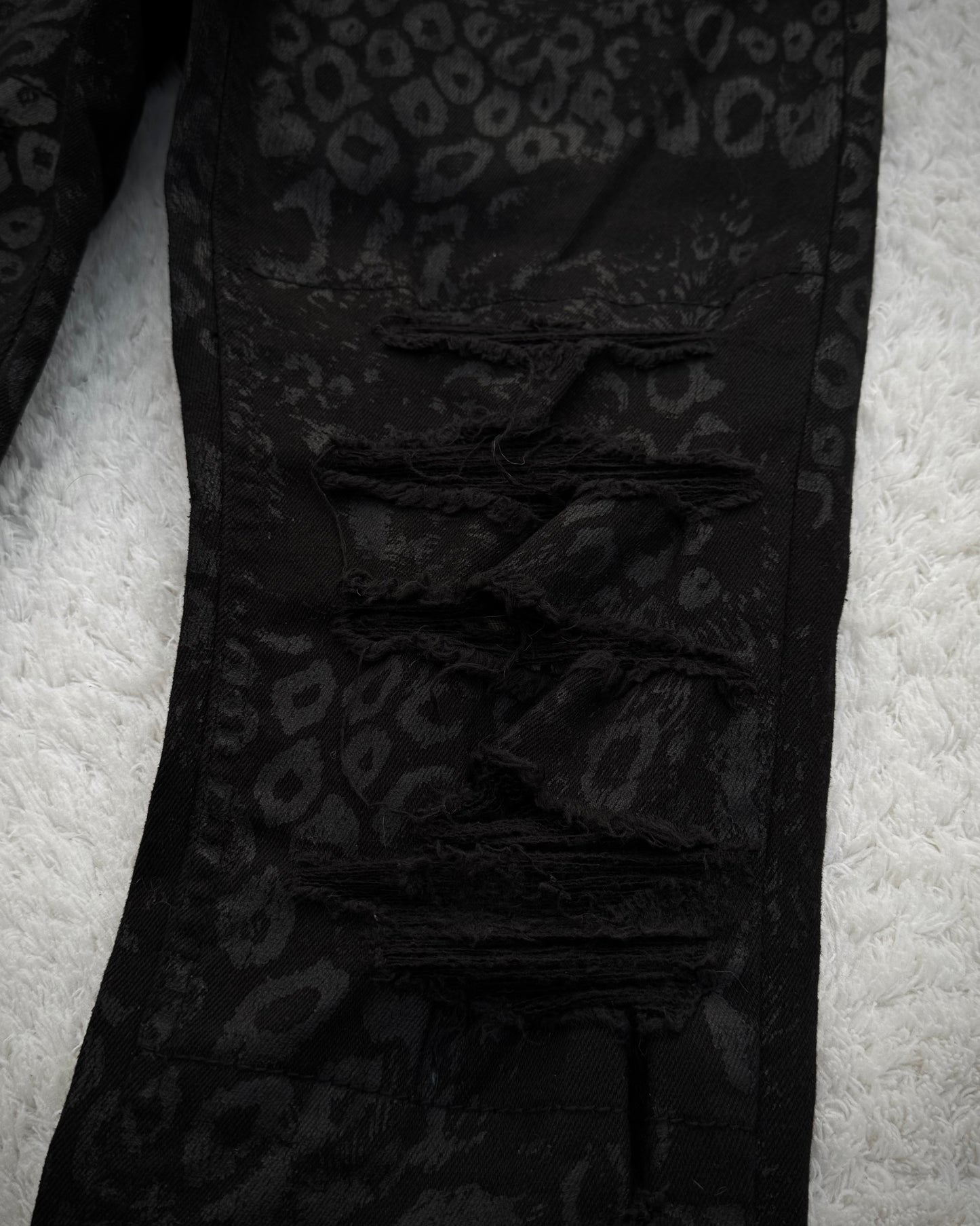 Midas Leopard Pattern Skinny Jeans