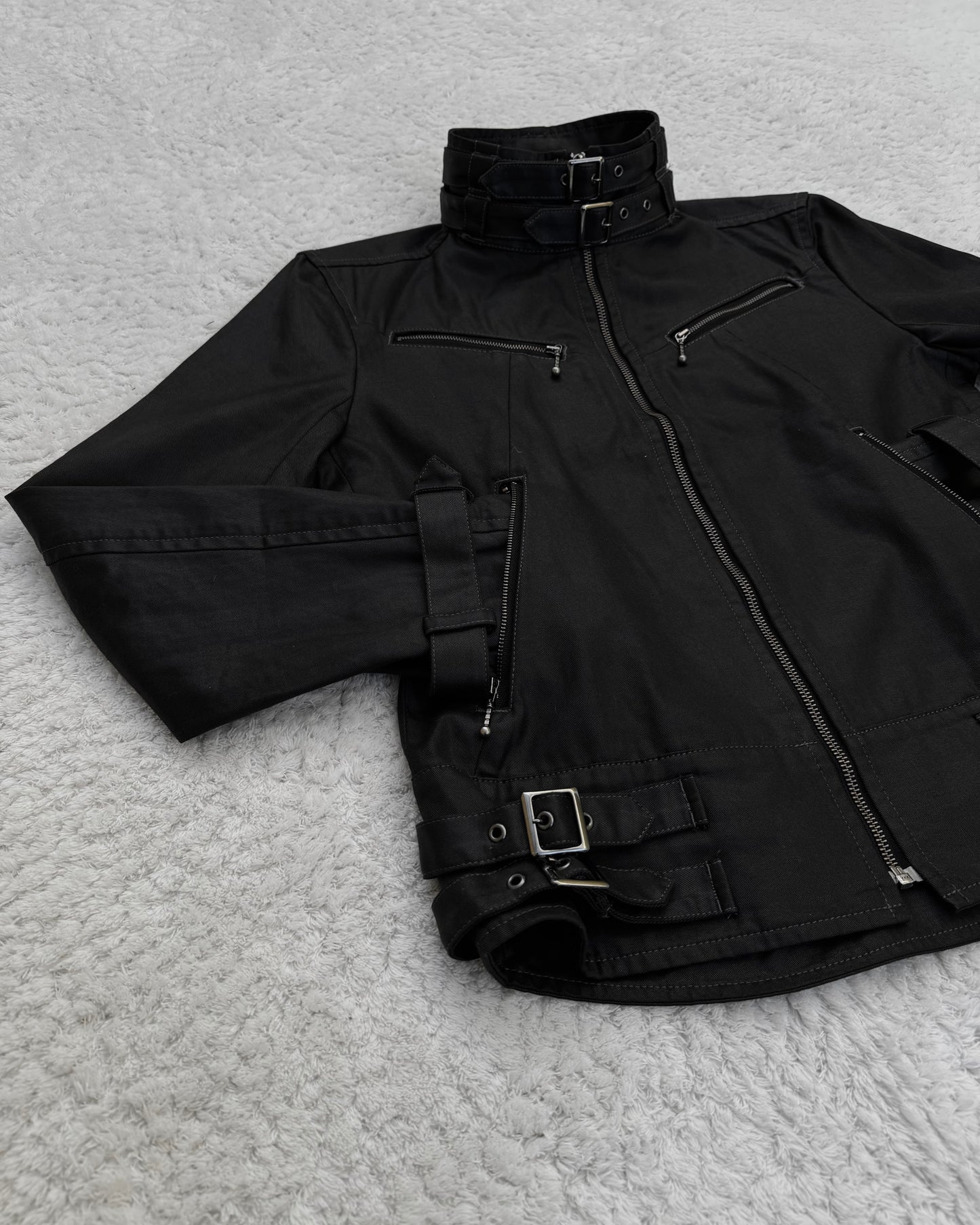 Tornado Mart Waxed Belted Rider Jacket