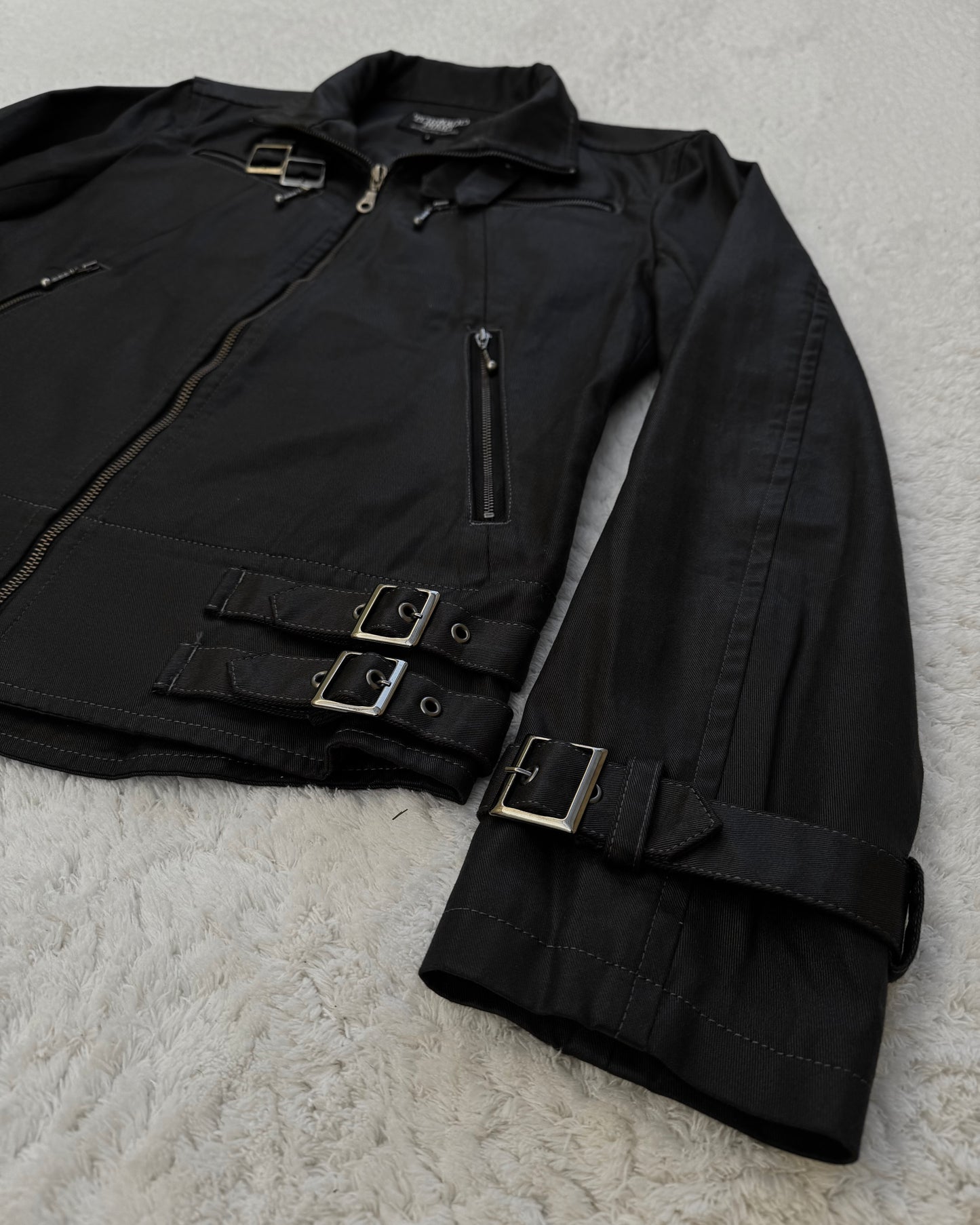Tornado Mart Waxed Belted Rider Jacket