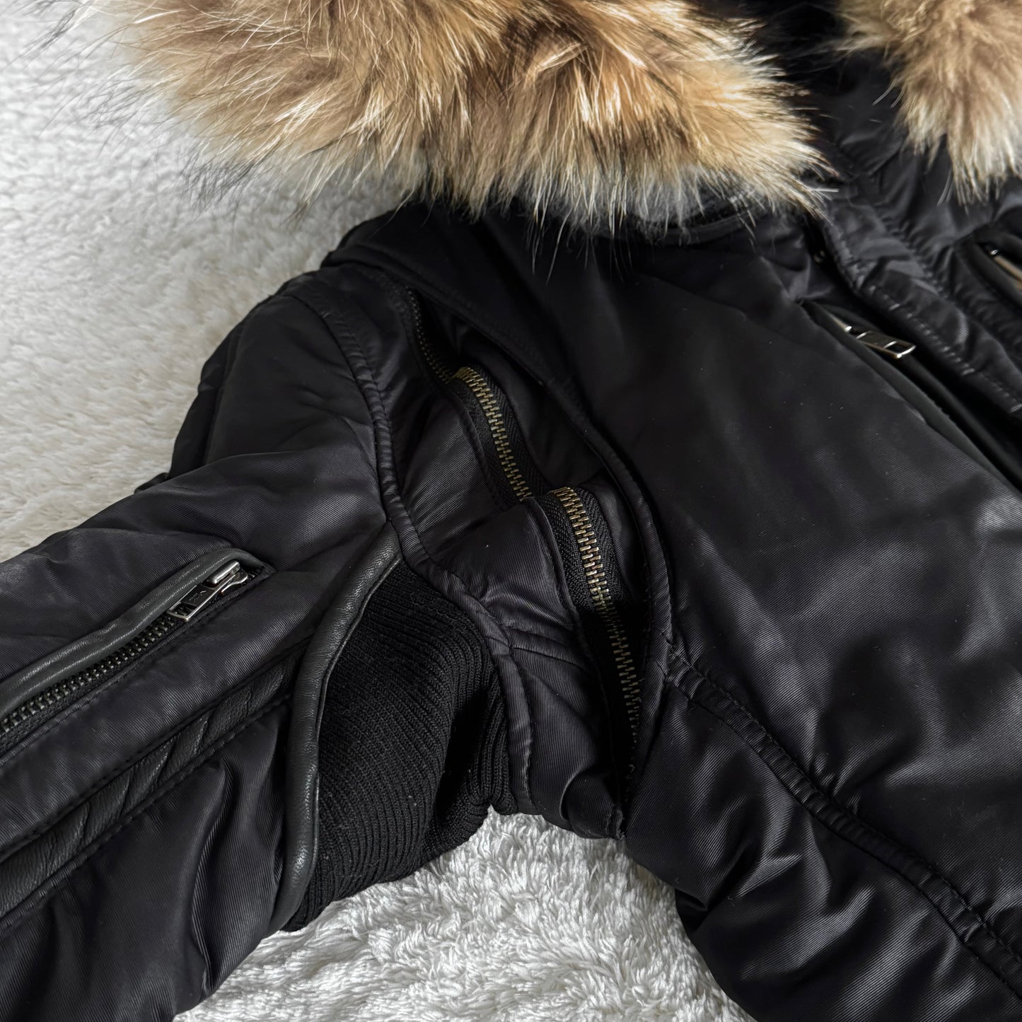 Bajra Raccoon Fur Puffer Jacket