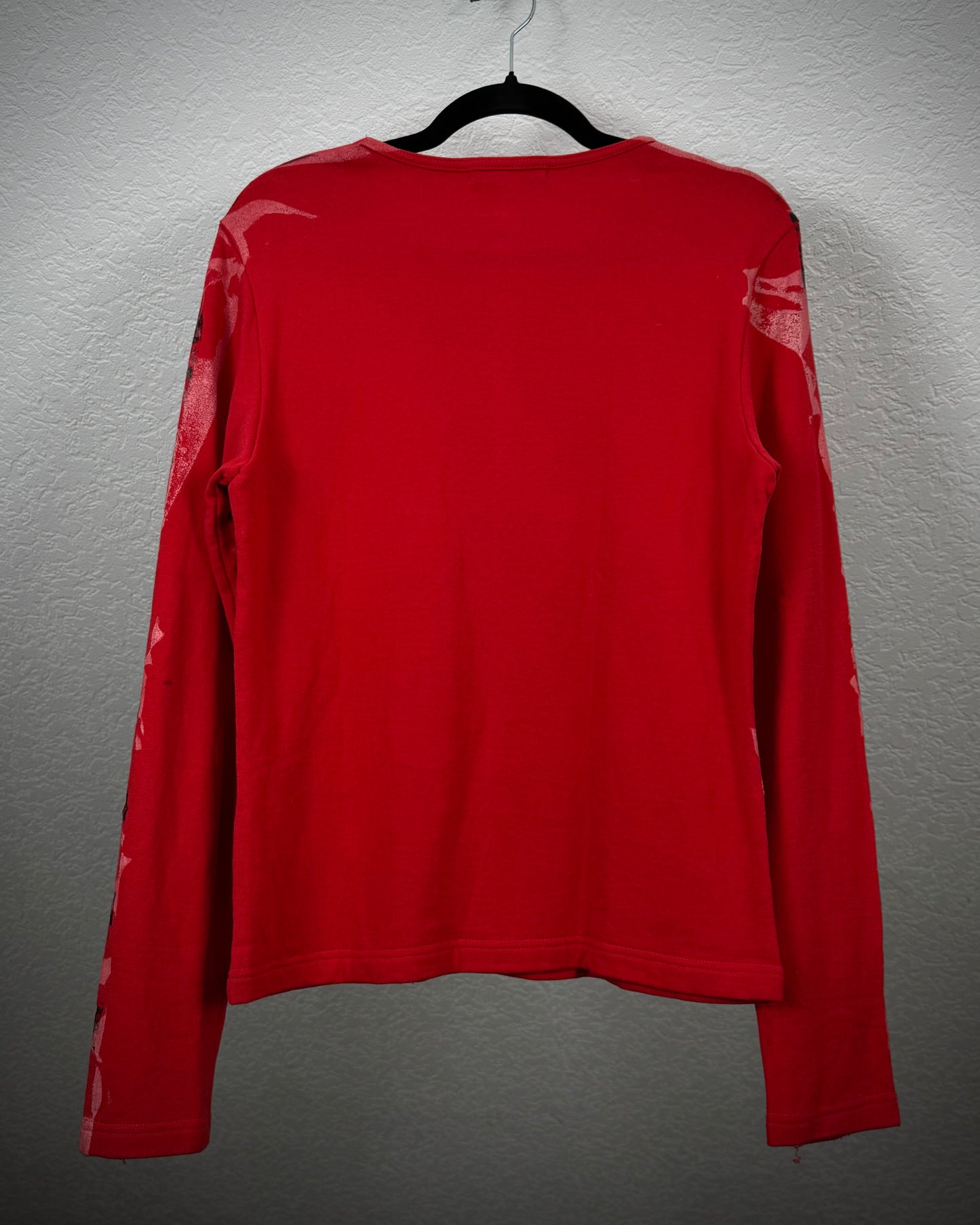 5351 Pour Les Hommes Crimson Brushed Sweater
