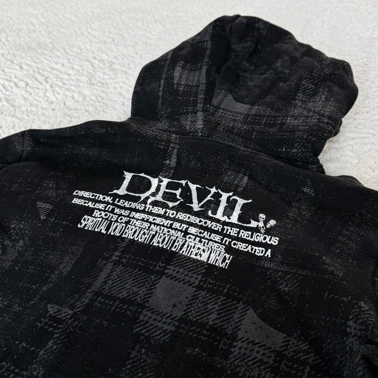 h.Anarchy Checkered Dystopia Hoodie