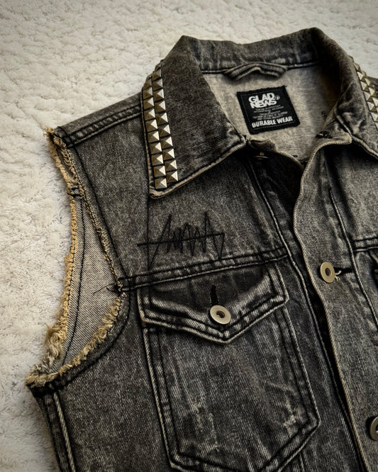 Glad News Punk Studded Vest