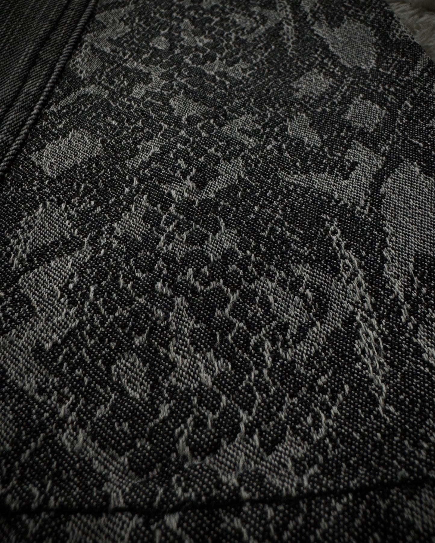 Morgan Homme Python Pattern Flared Jeans