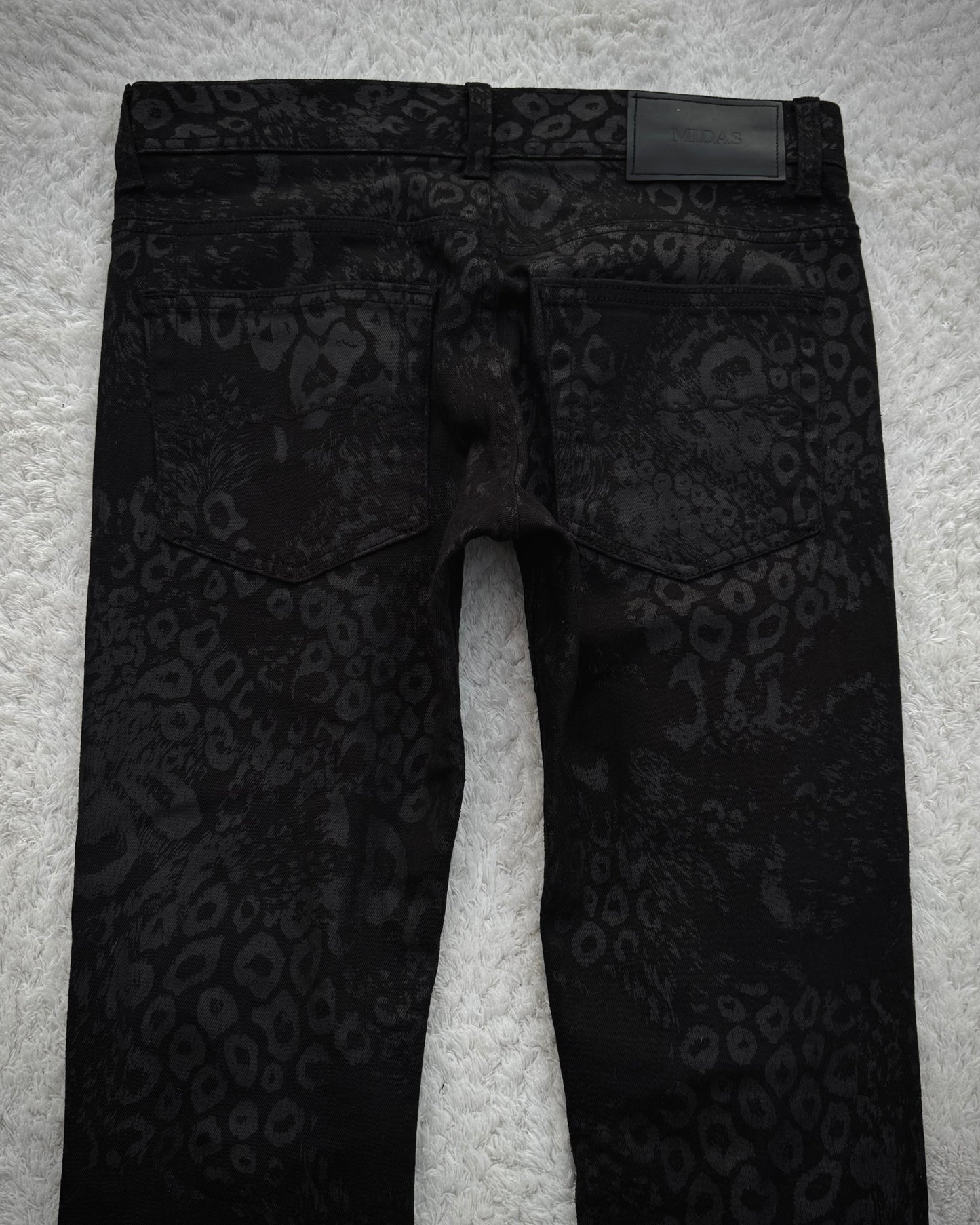 Midas Leopard Pattern Skinny Jeans