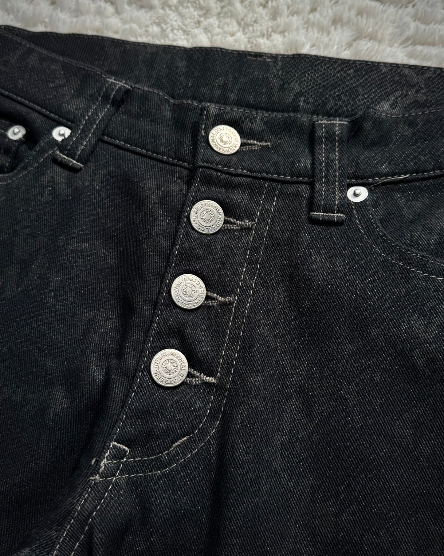 Tornado Mart Snakeskin Pattern Flared Pants