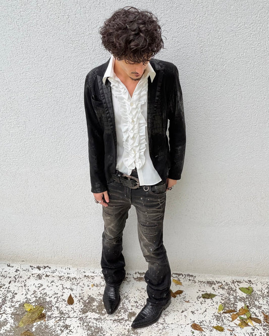 Lagust Luster Splatter Clawmarks Bootcut Jeans