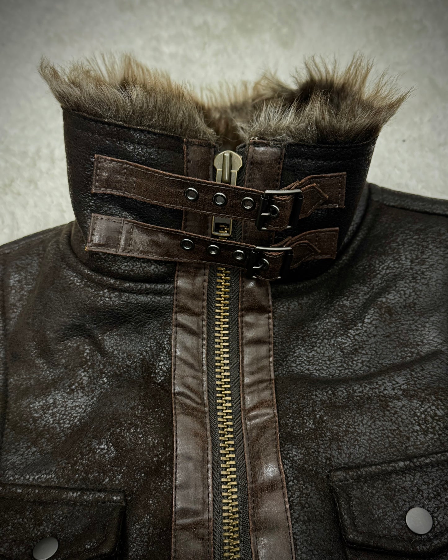 University Of Oxford Collection Full Fur Interior Jacket