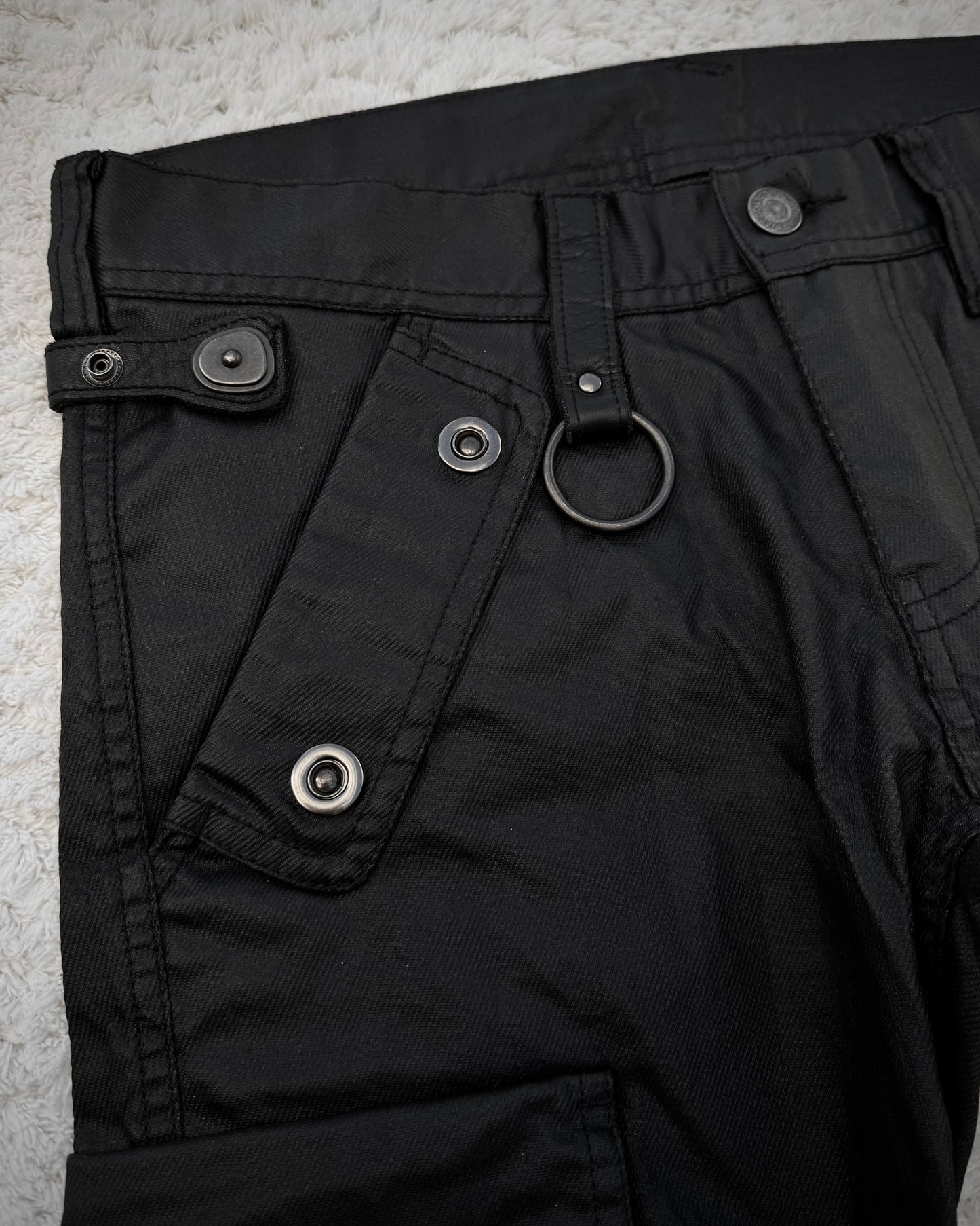 Tornado Mart Heavy Waxed Gas Mask Cargo Pants