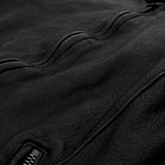 Buffalo Bobs Quilted Leather Jacket
