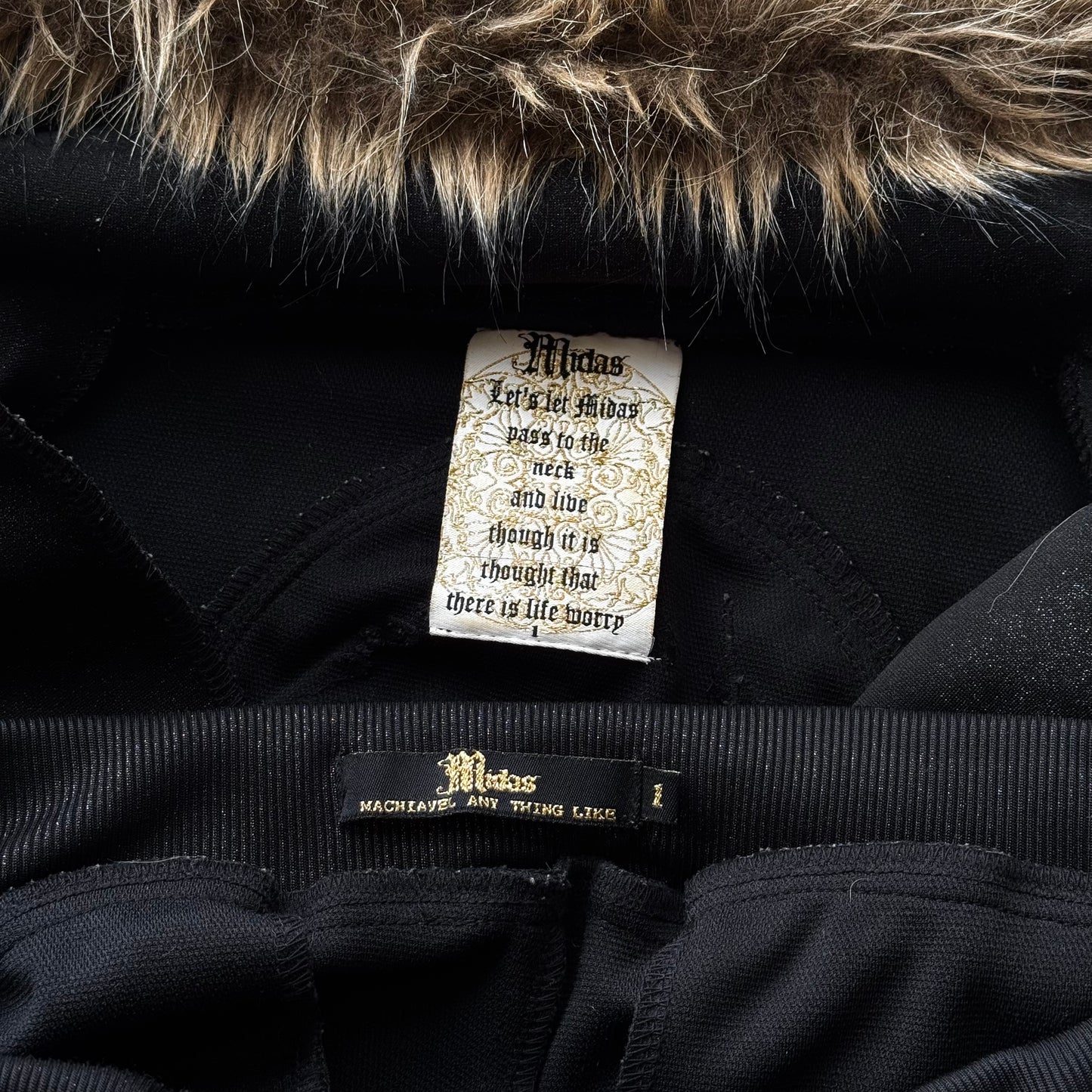 Midas Fur Hood Track Suit