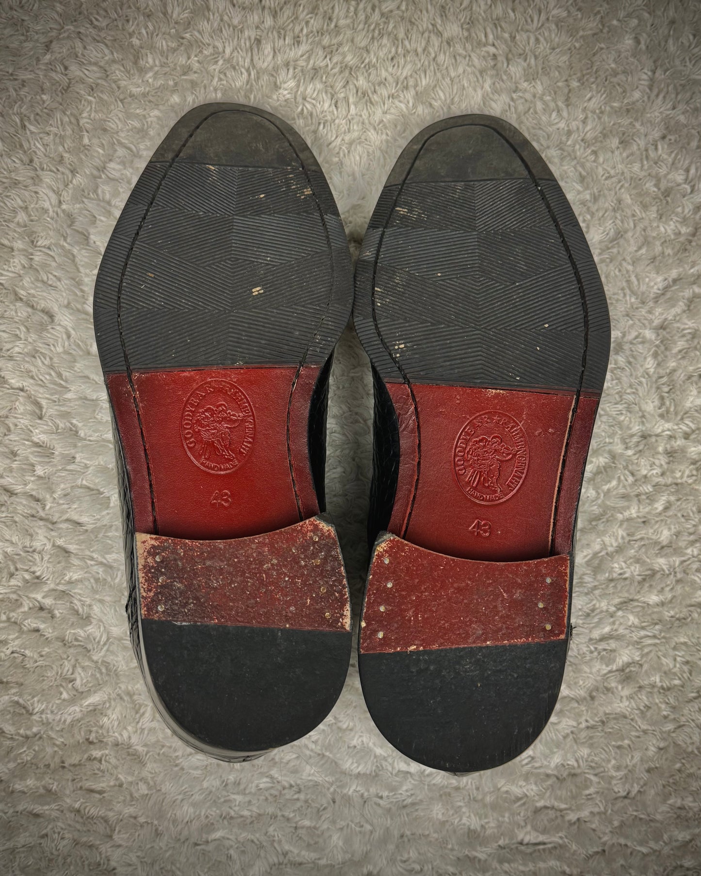 Deep Carved Crocodile Leather Boots