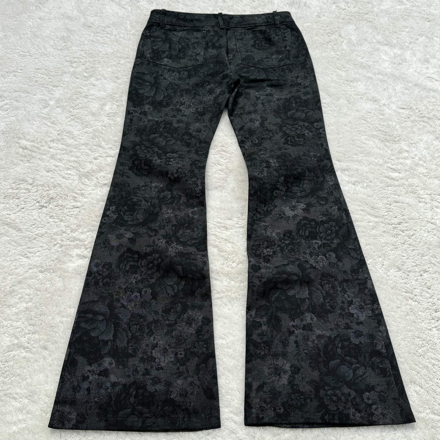 Tornado Mart Floral Pattern Flared Pants