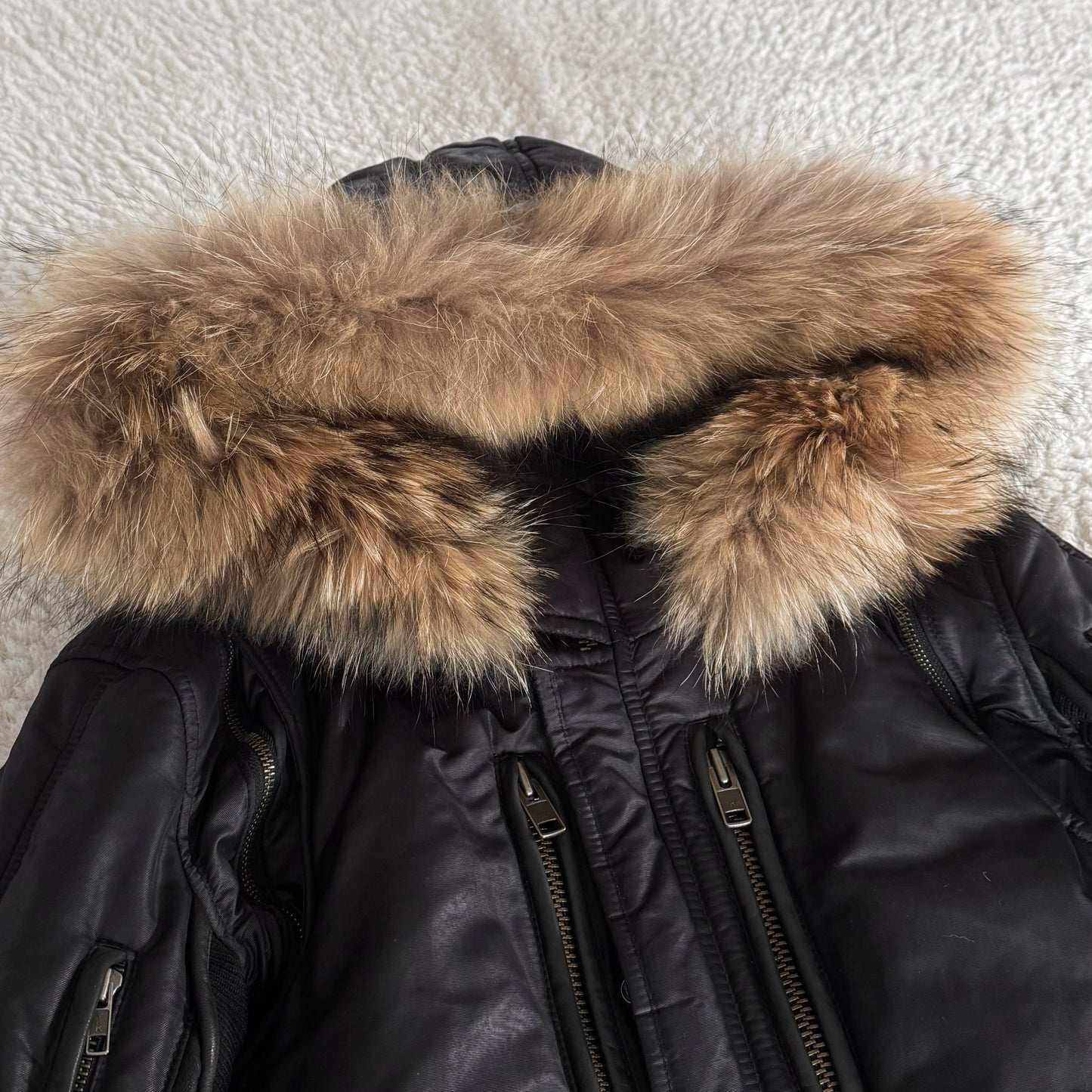 Bajra Raccoon Fur Puffer Jacket