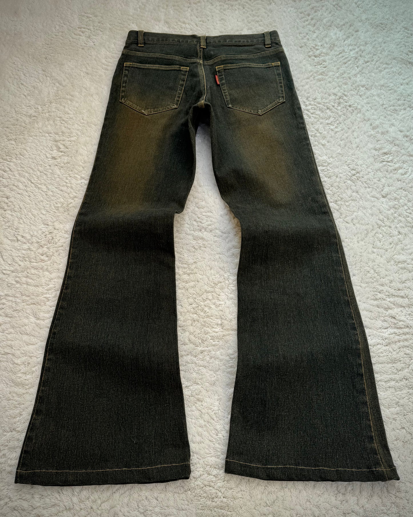 Tornado Mart Mud Washed Flared Jeans
