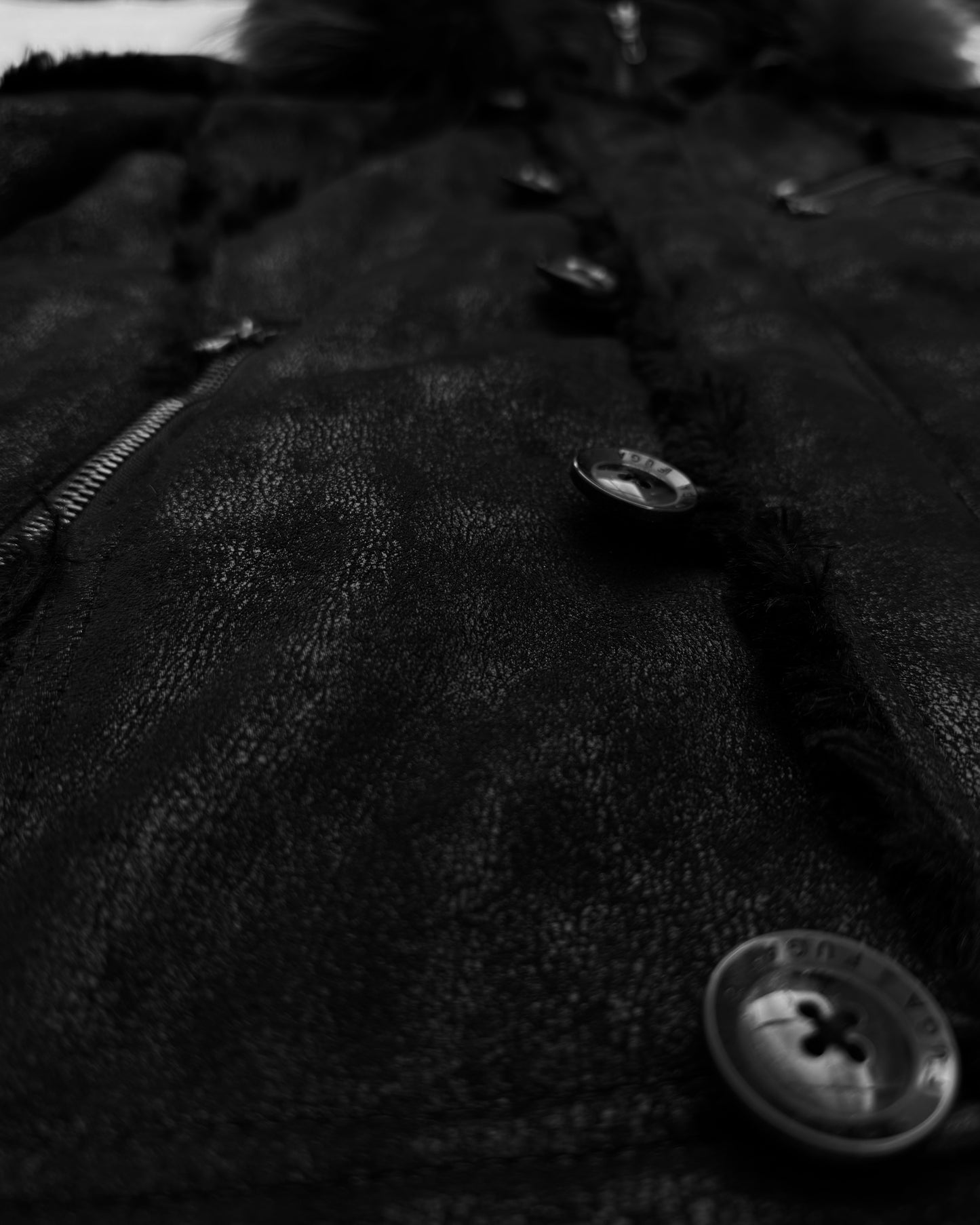 Fuga Textured Raccoon Fur Parka