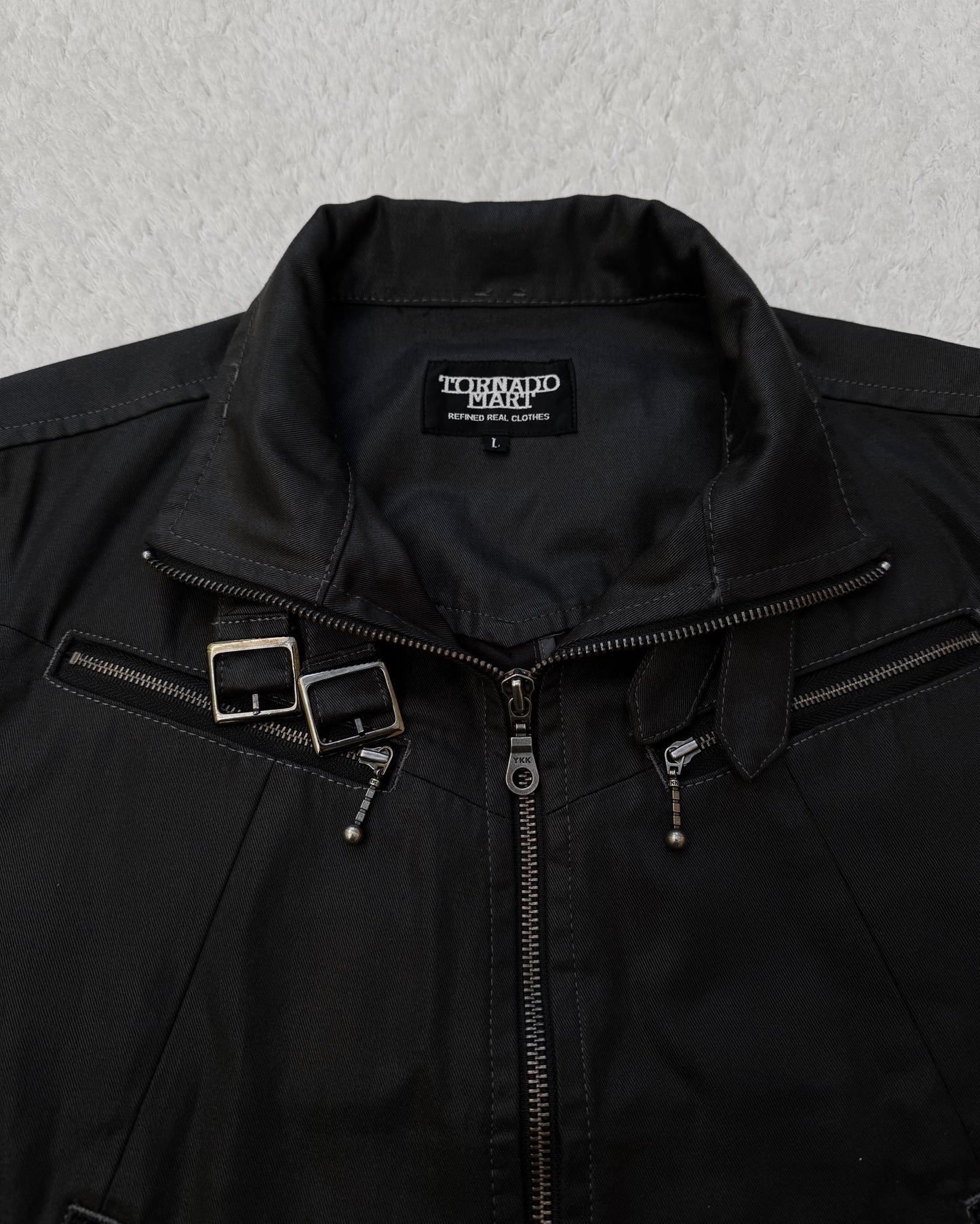 Tornado Mart Waxed Belted Rider Jacket