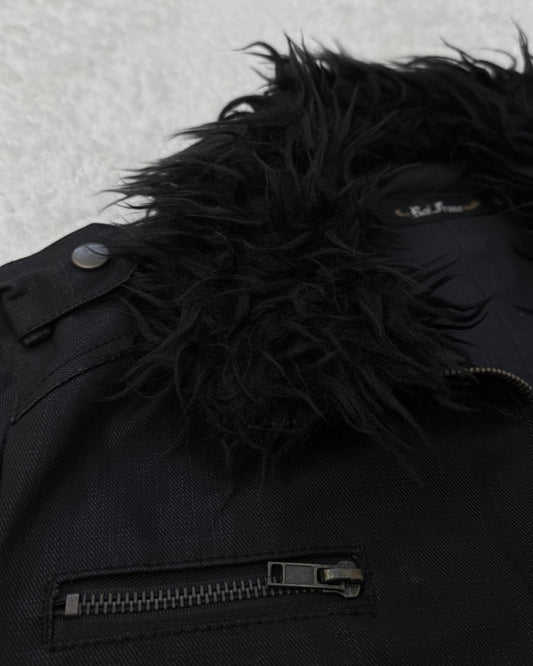 Roi Franc Waxed Fur Collar Jacket