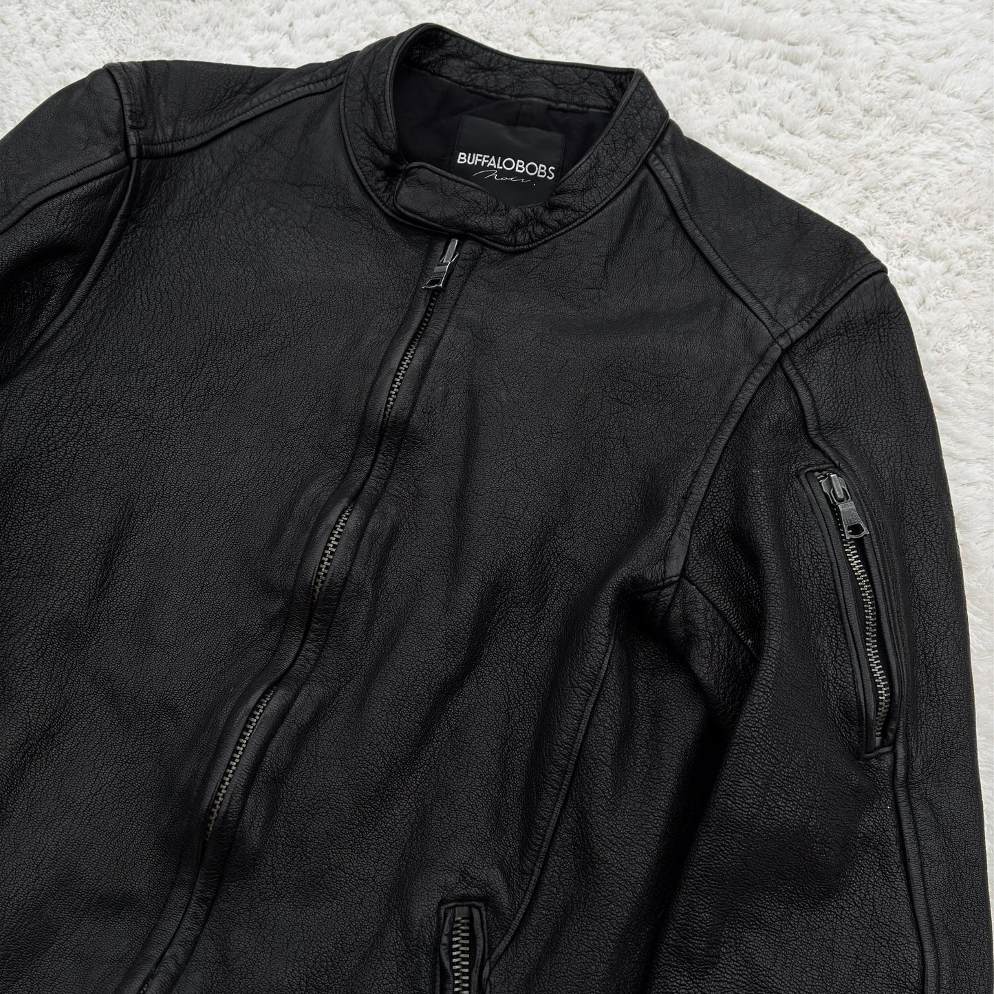 Buffalo Bobs Quilted Leather Jacket
