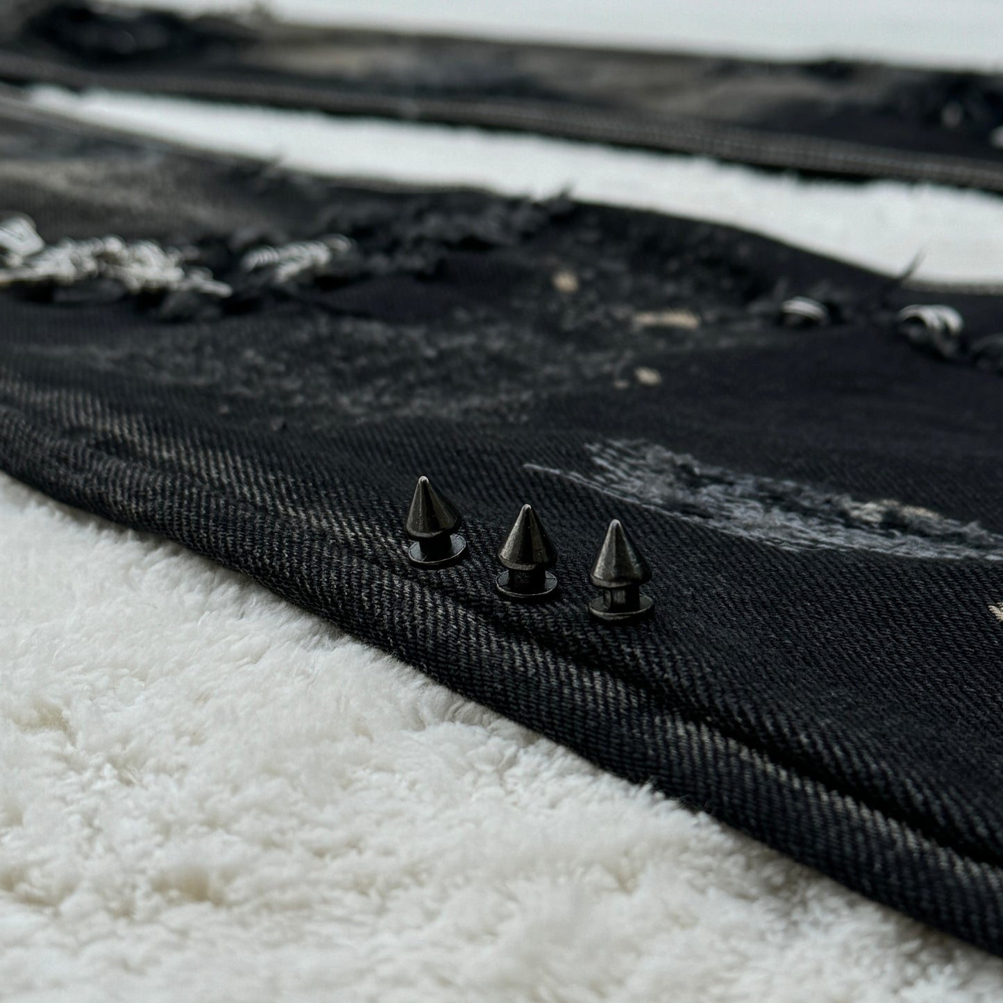 Tornado Mart Pierced Flared Jeans