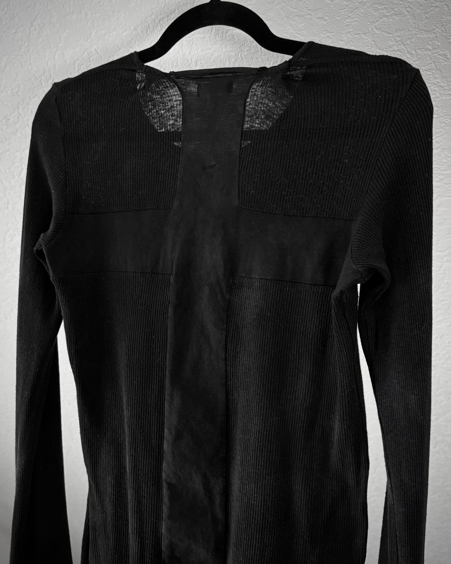 L.G.B. Back Cross Ribbed Longsleeve
