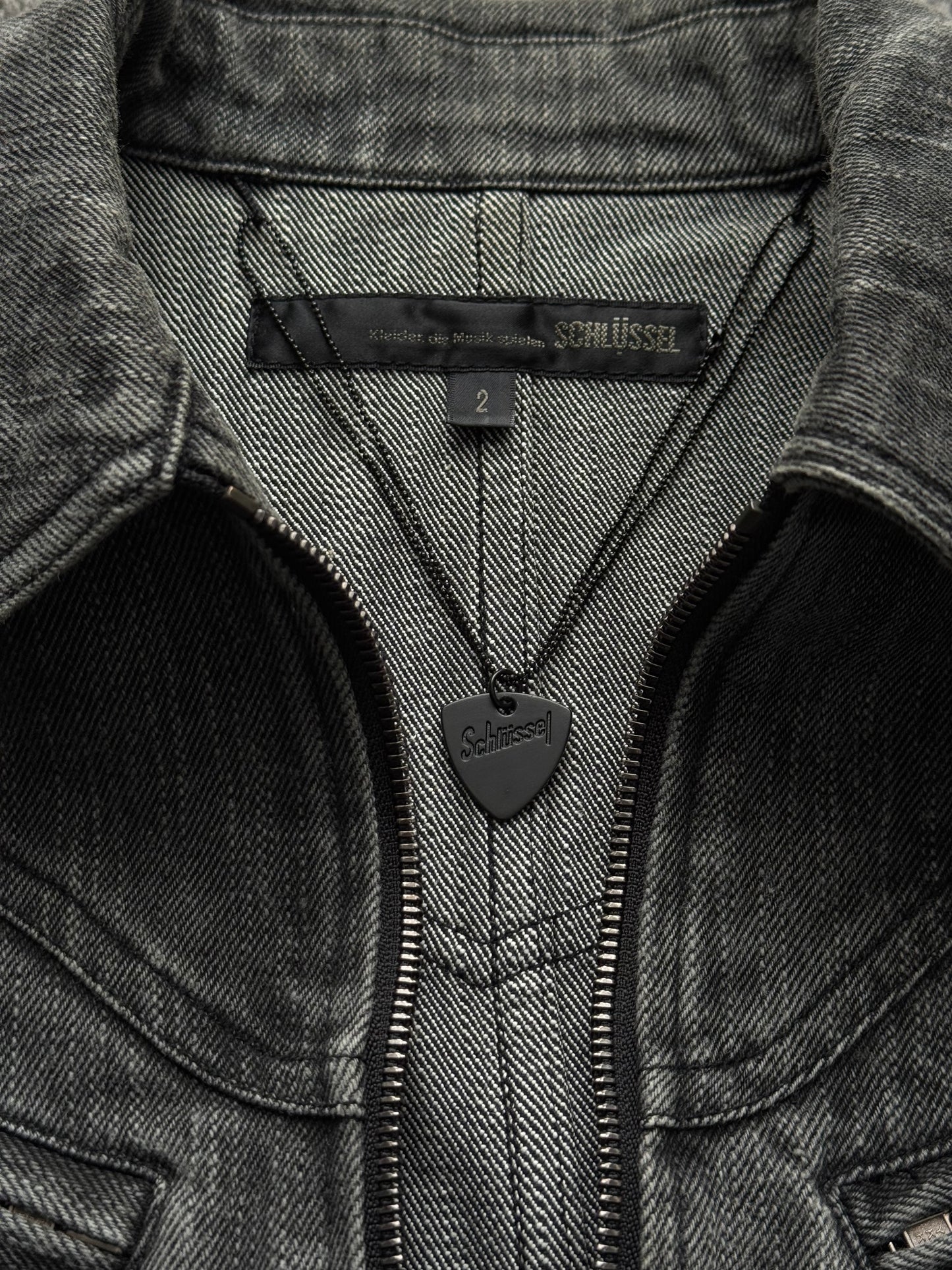 Schlüssel Grommet Leather Cuff Jacket