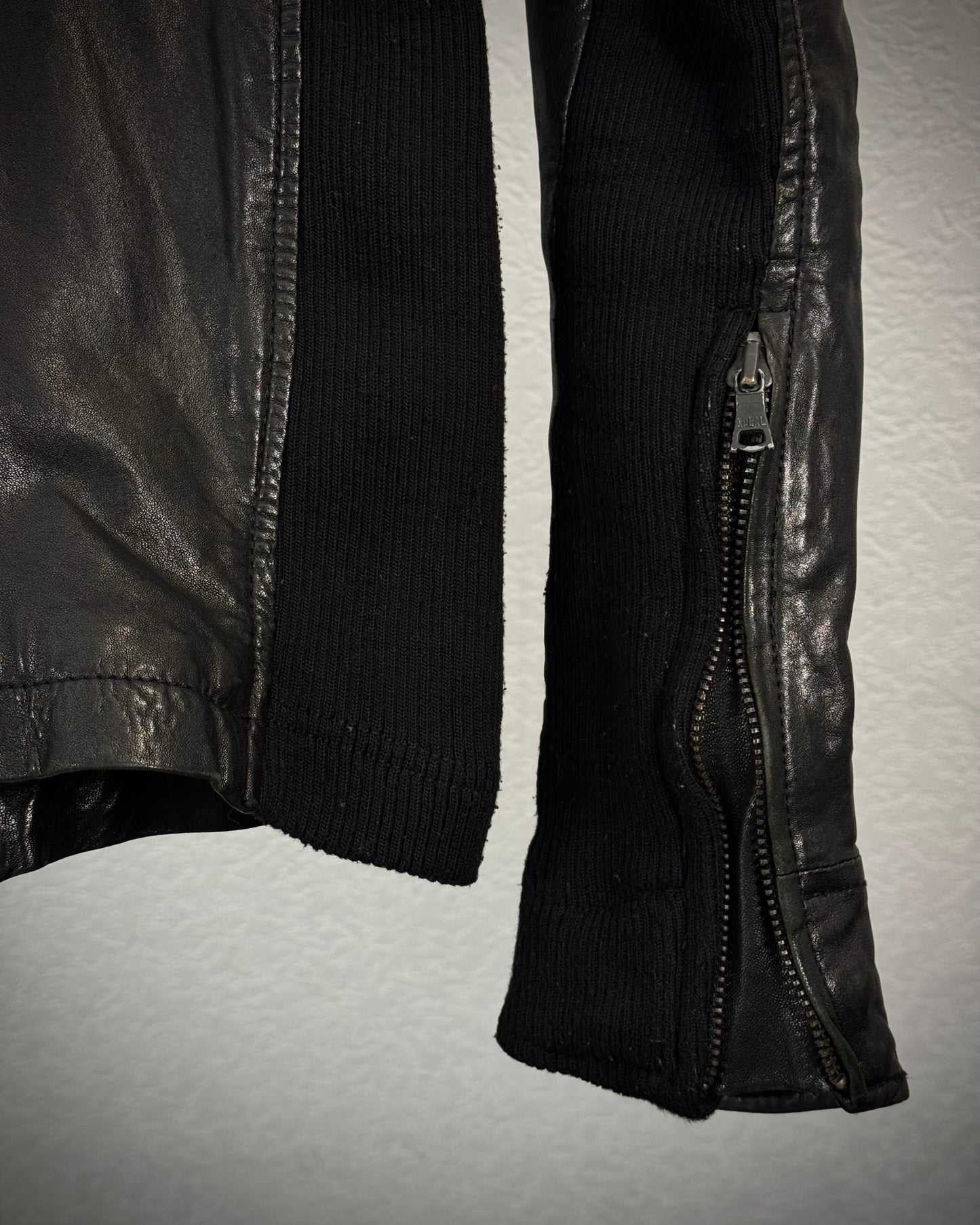 Buffalo Bobs Ninja Hooded Leather Jacket