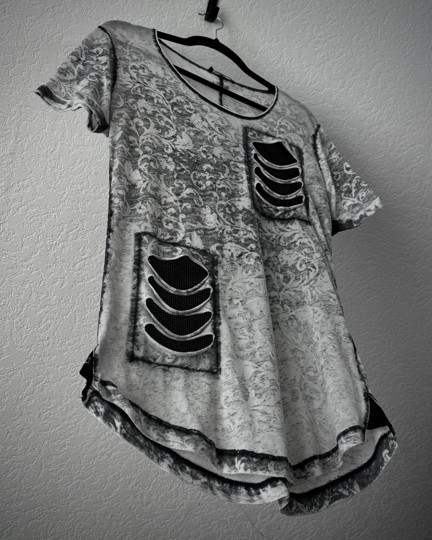 TRBC Ghost Washed Layered Distressing T-Shirt