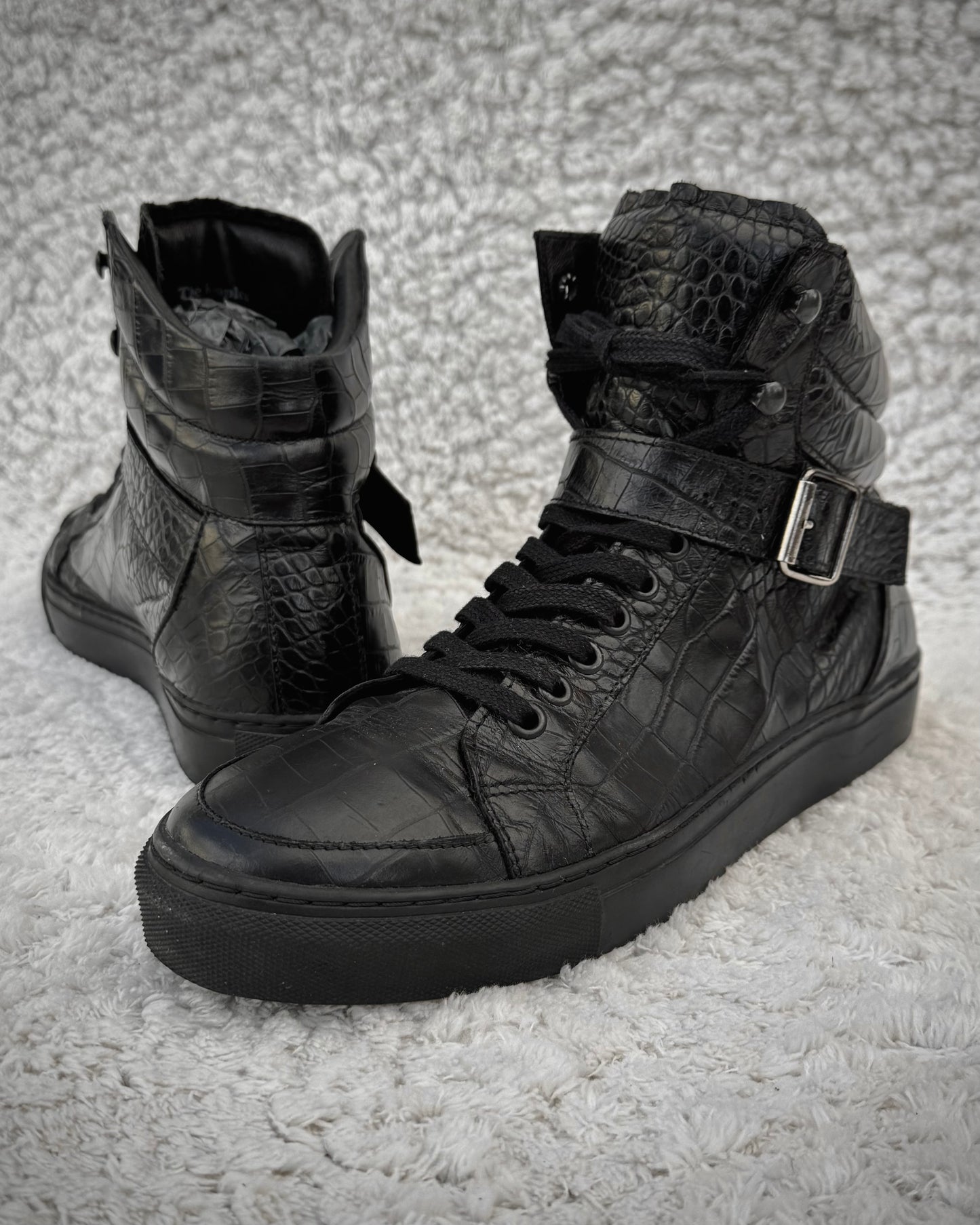 The Kopples Crocodile Leather Sneakers