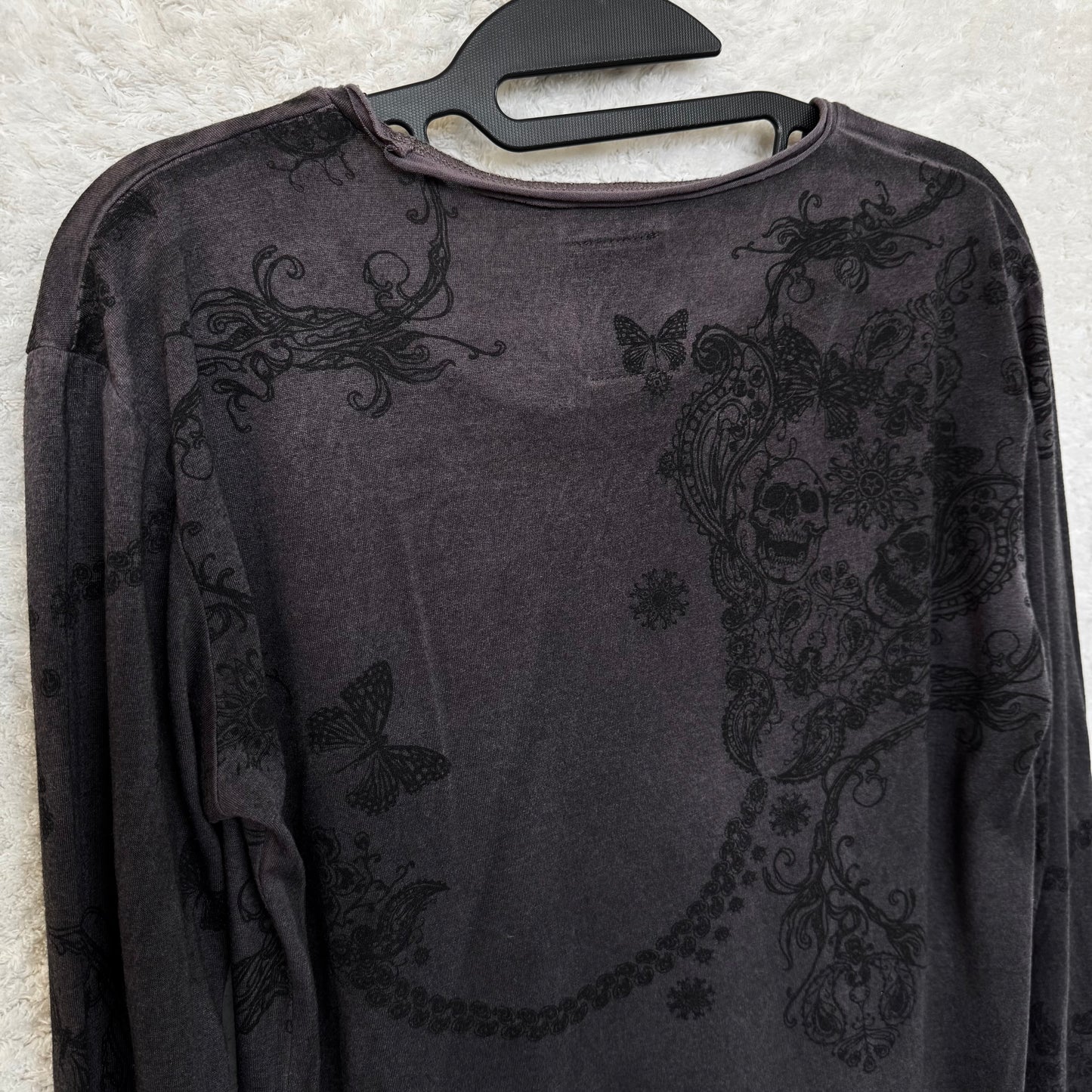 Midas Skull Paisley Pattern Longsleeve