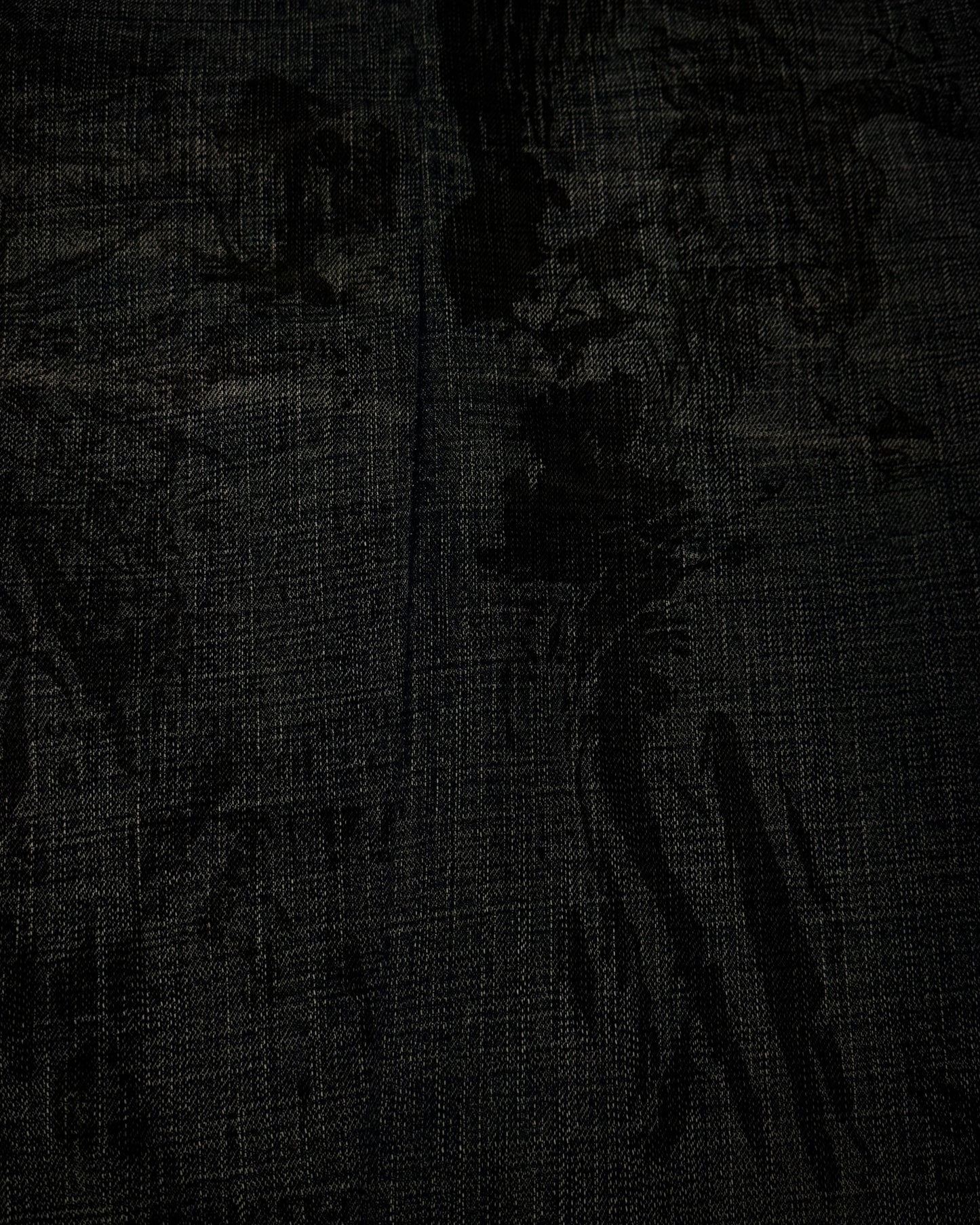 Tornado Mart Abstract Chaos Print Flared Jeans