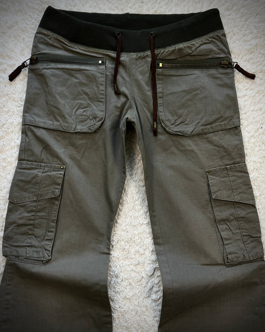 G.O.A 3D Cargo Pocket Military Flared Pants
