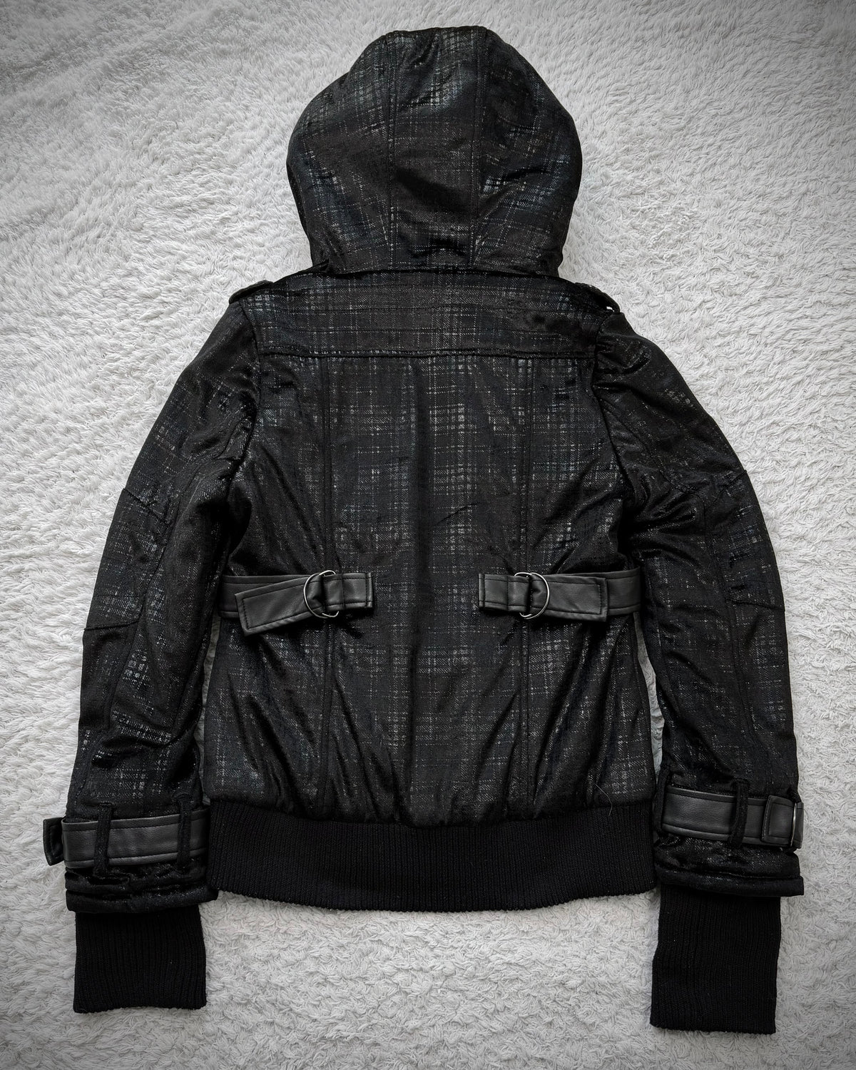 Durer Tartan Luster Hooded Tactical Jacket