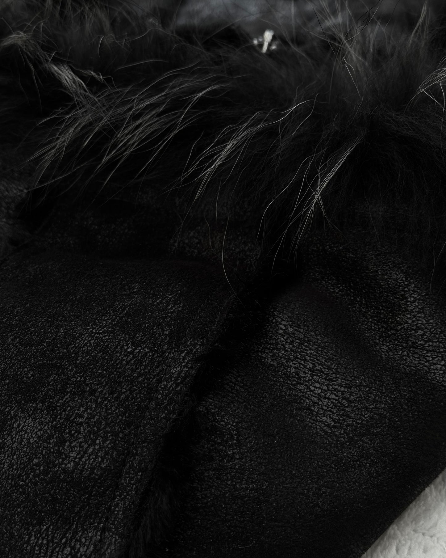Fuga Textured Raccoon Fur Parka