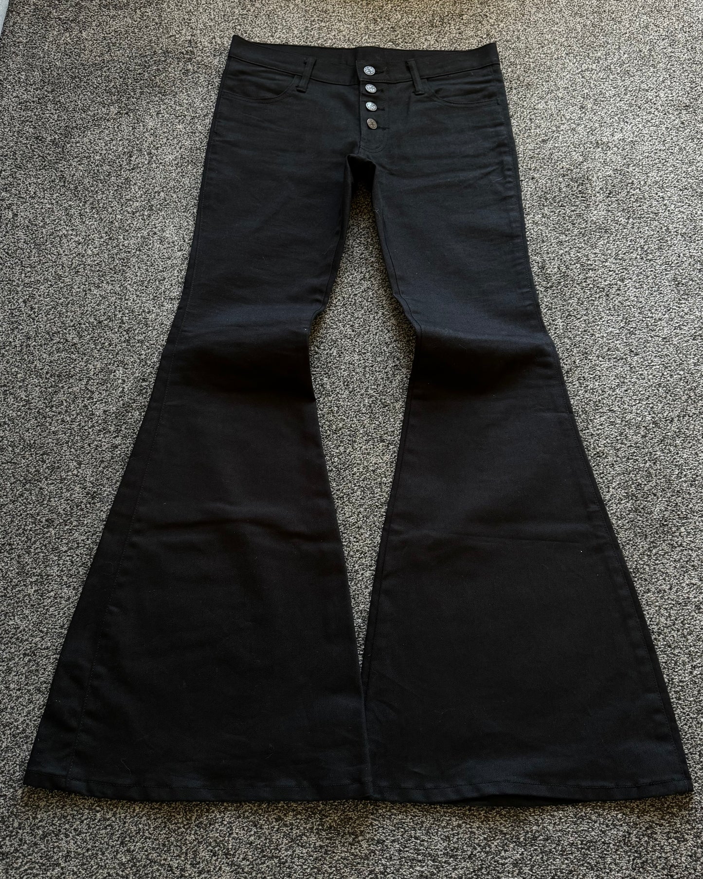 DeeDee Bell Bottom Black Flared Pants