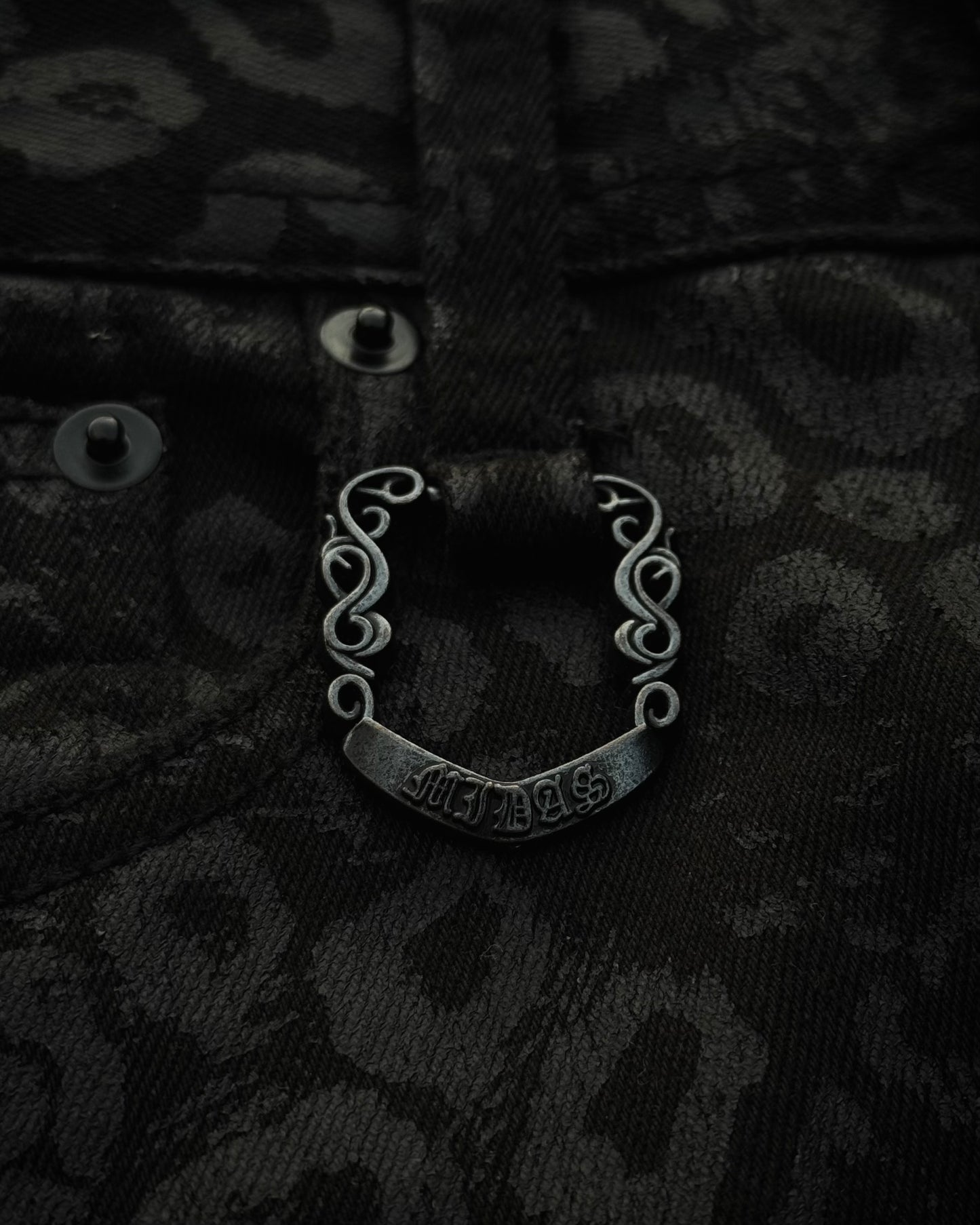 Midas Leopard Pattern Skinny Jeans