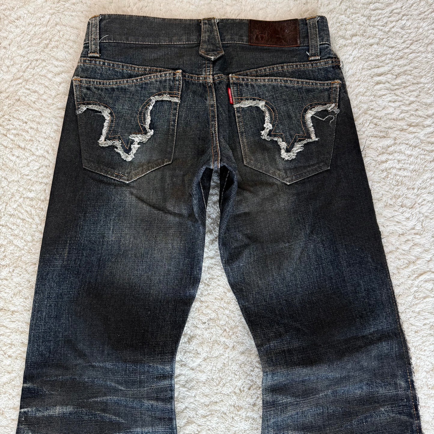 Tornado Mart Coal Washed Flared Jeans