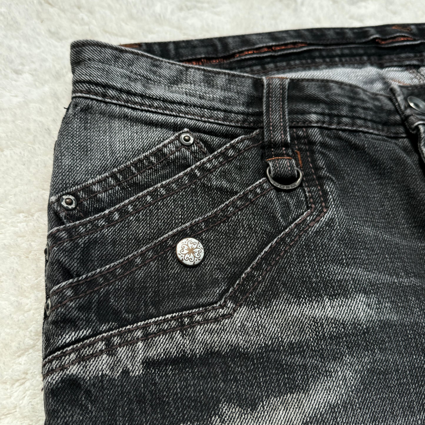 Nicole Club Cutout Flared Jeans