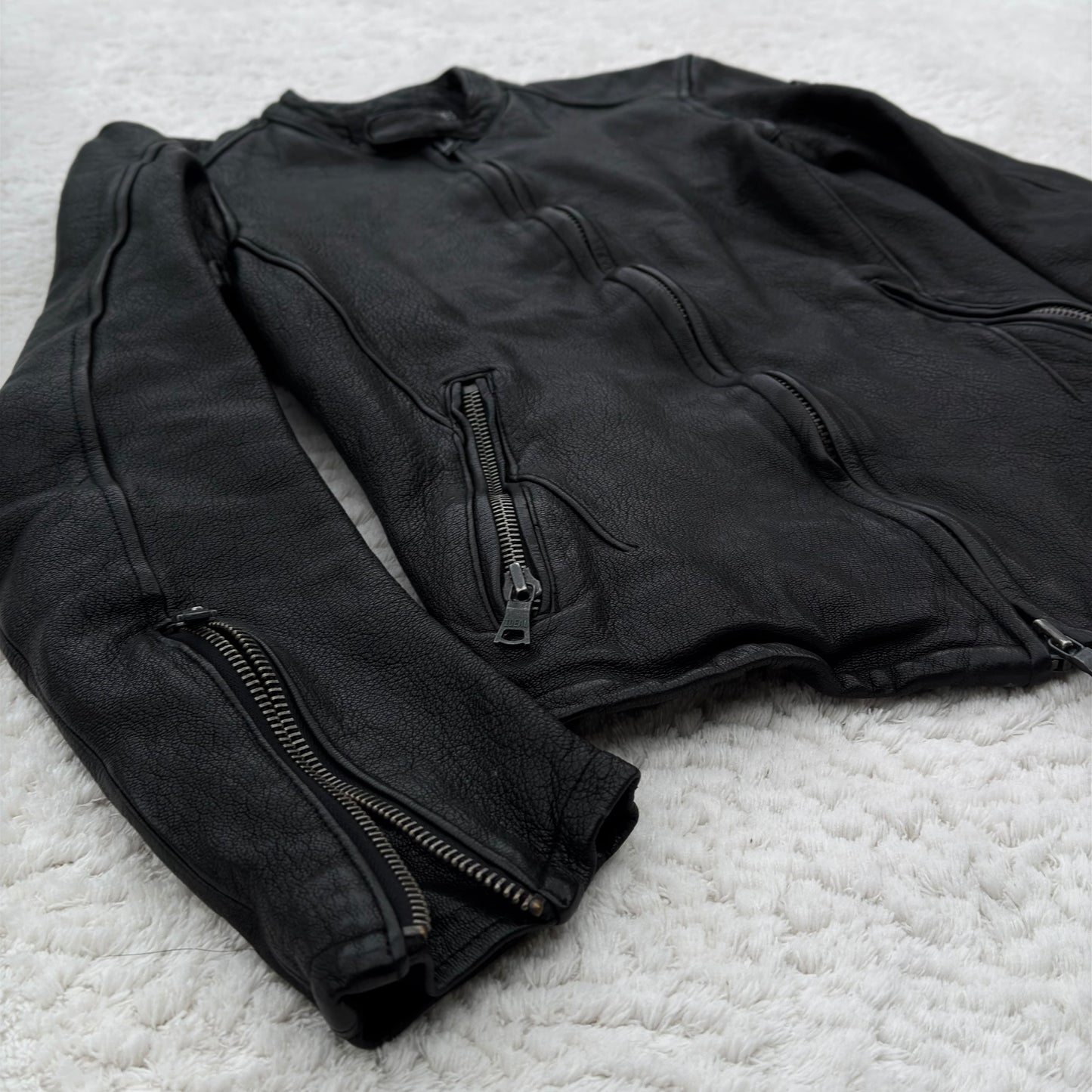 Buffalo Bobs Quilted Leather Jacket