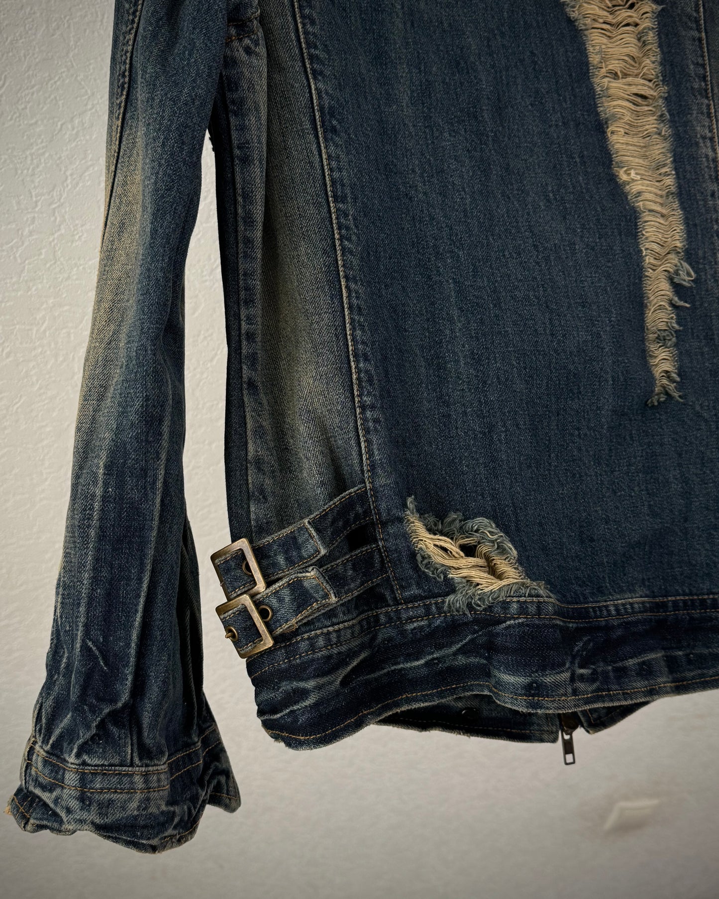 Midas Mud Wash Distressed Denim Jacket